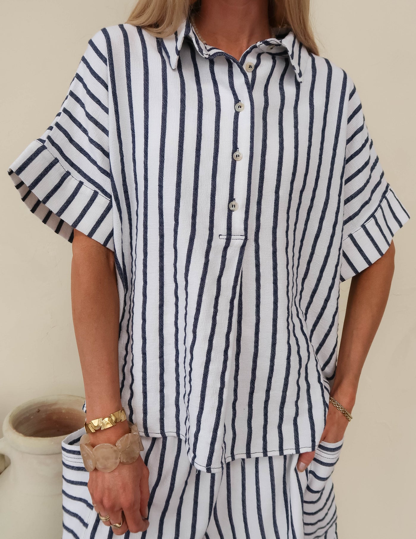 Seaside Relaxed Stripe Top