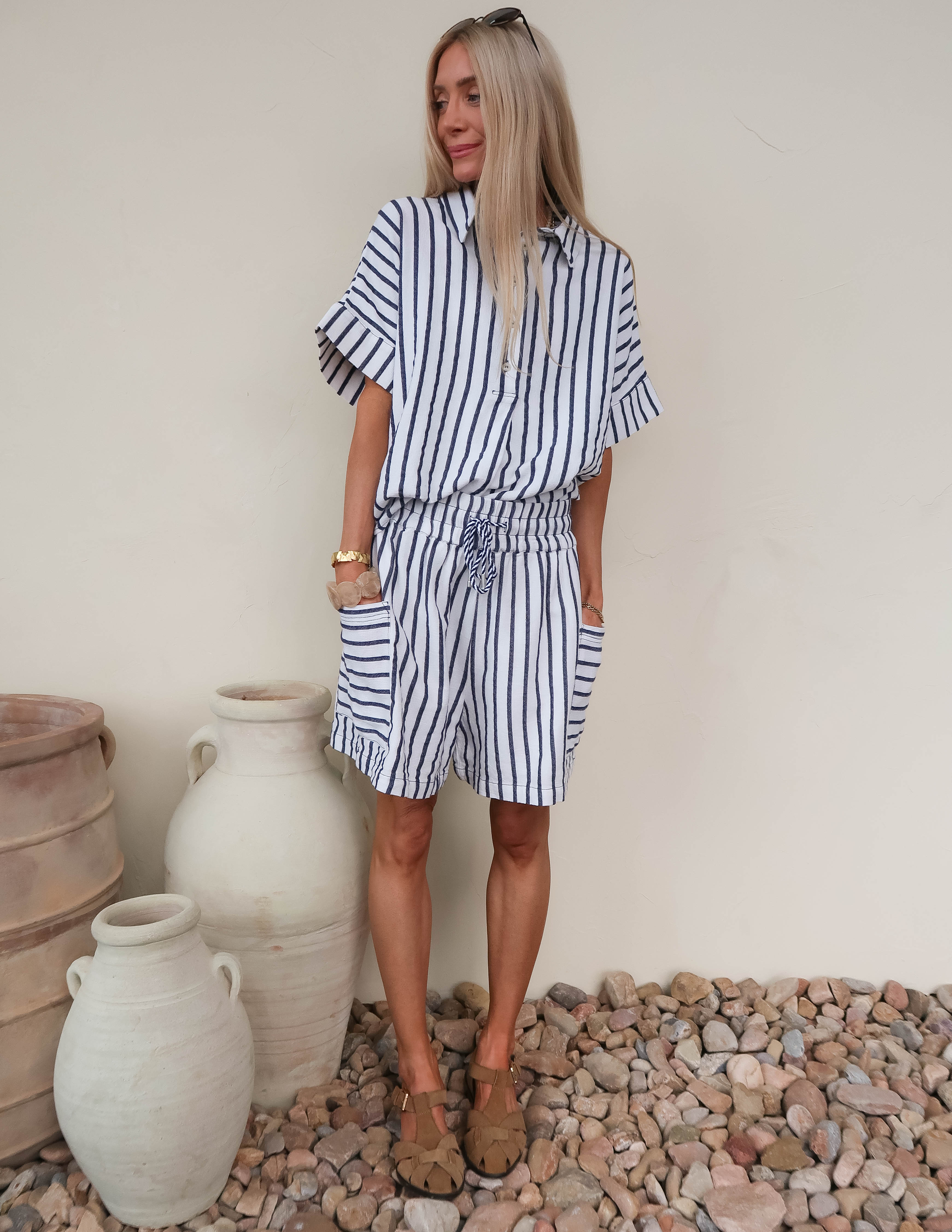 Seaside Relaxed Stripe Top