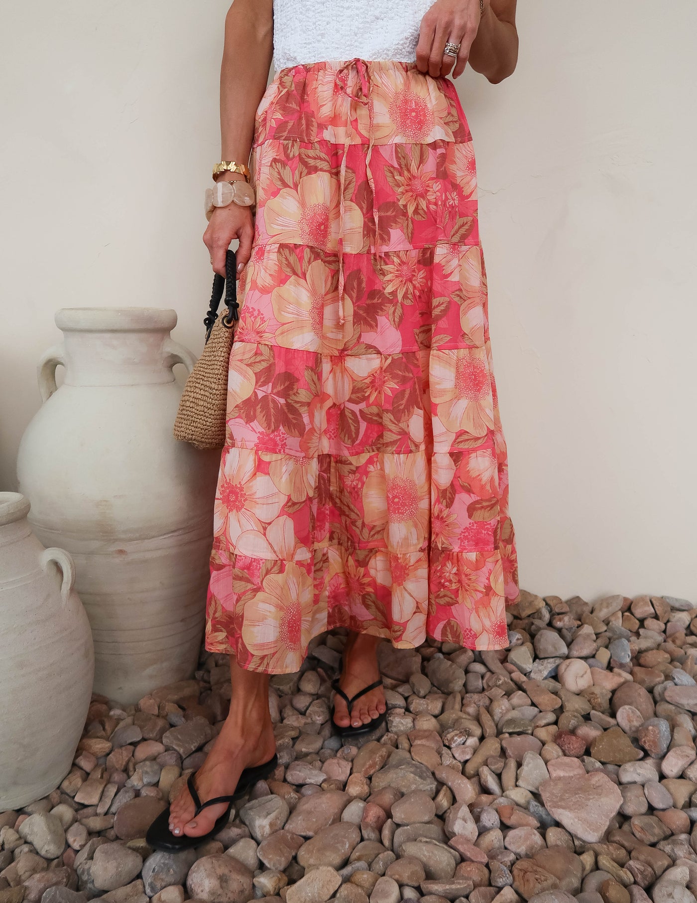 Melany Floral Skirt