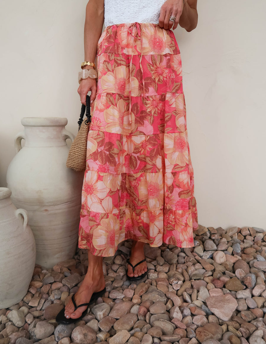 Melany Floral Skirt