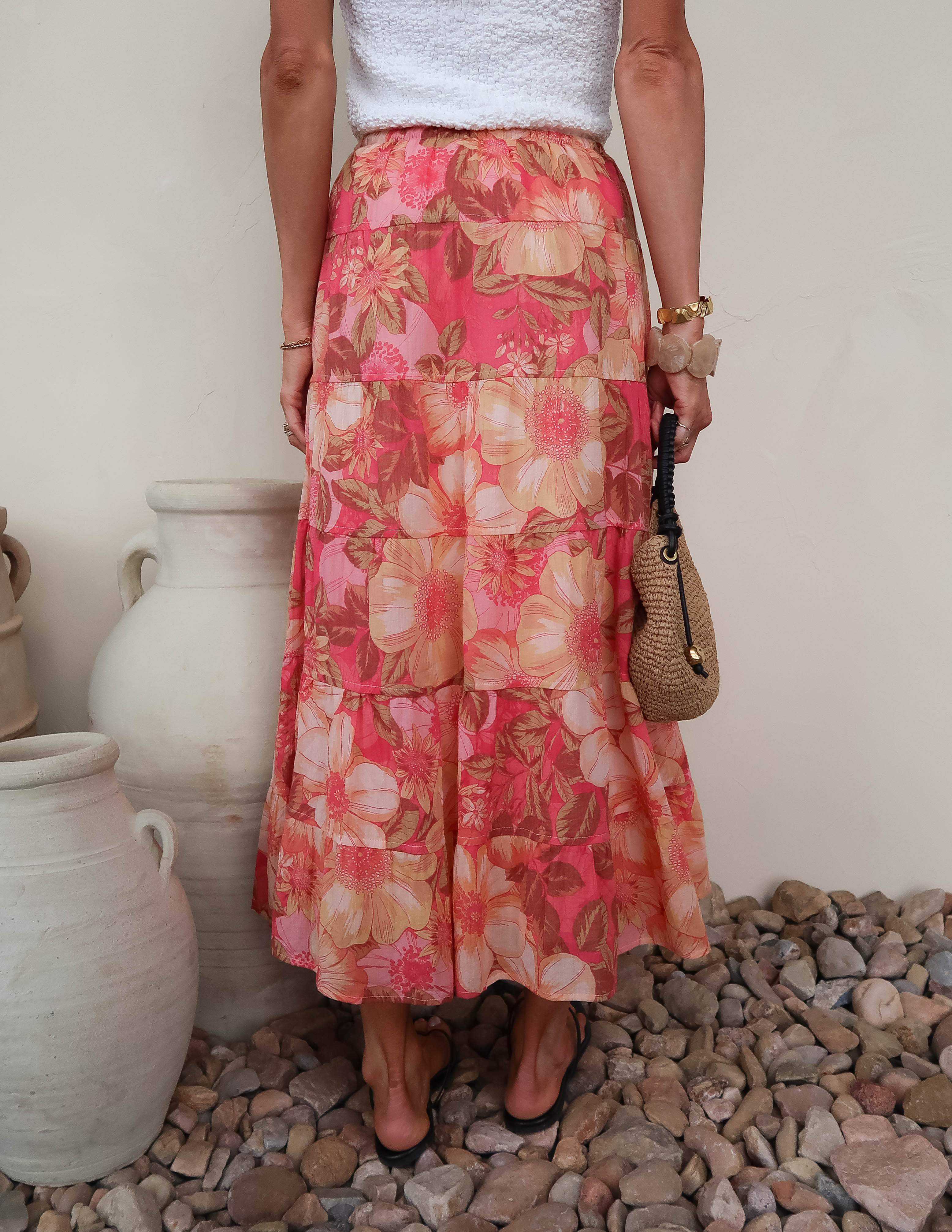 Melany Floral Skirt