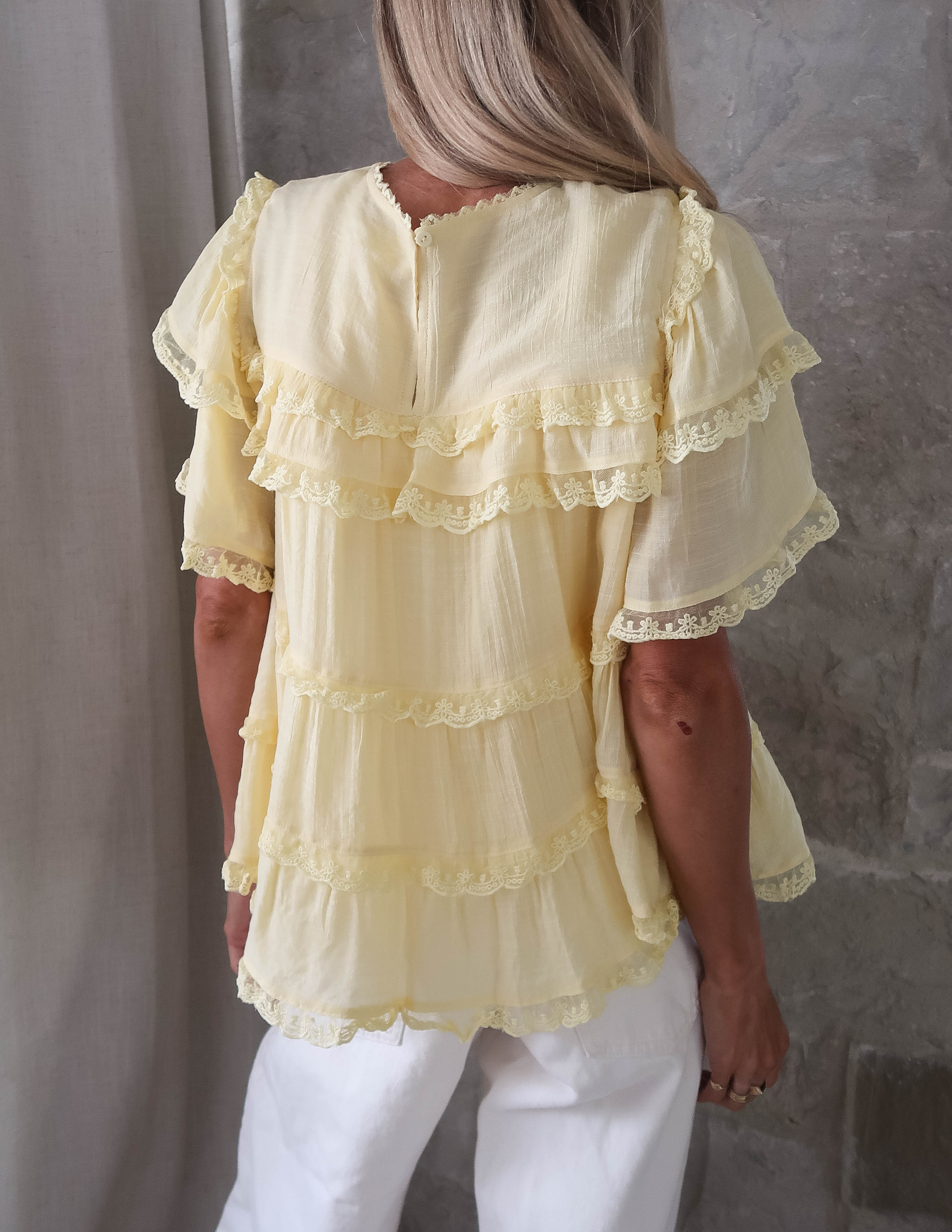 Sweet Symphony Ruffle Top