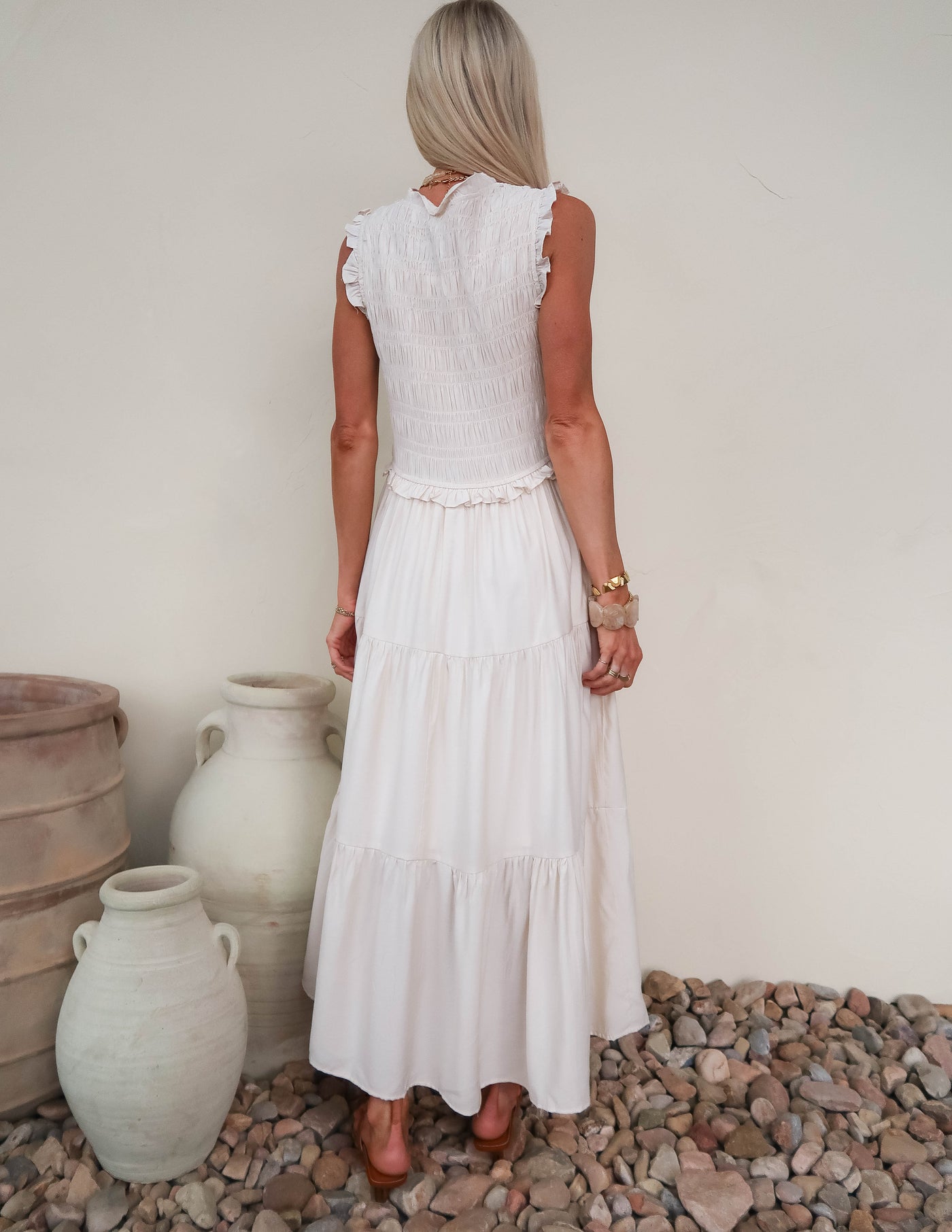 Hattie Tiered Midi Dress