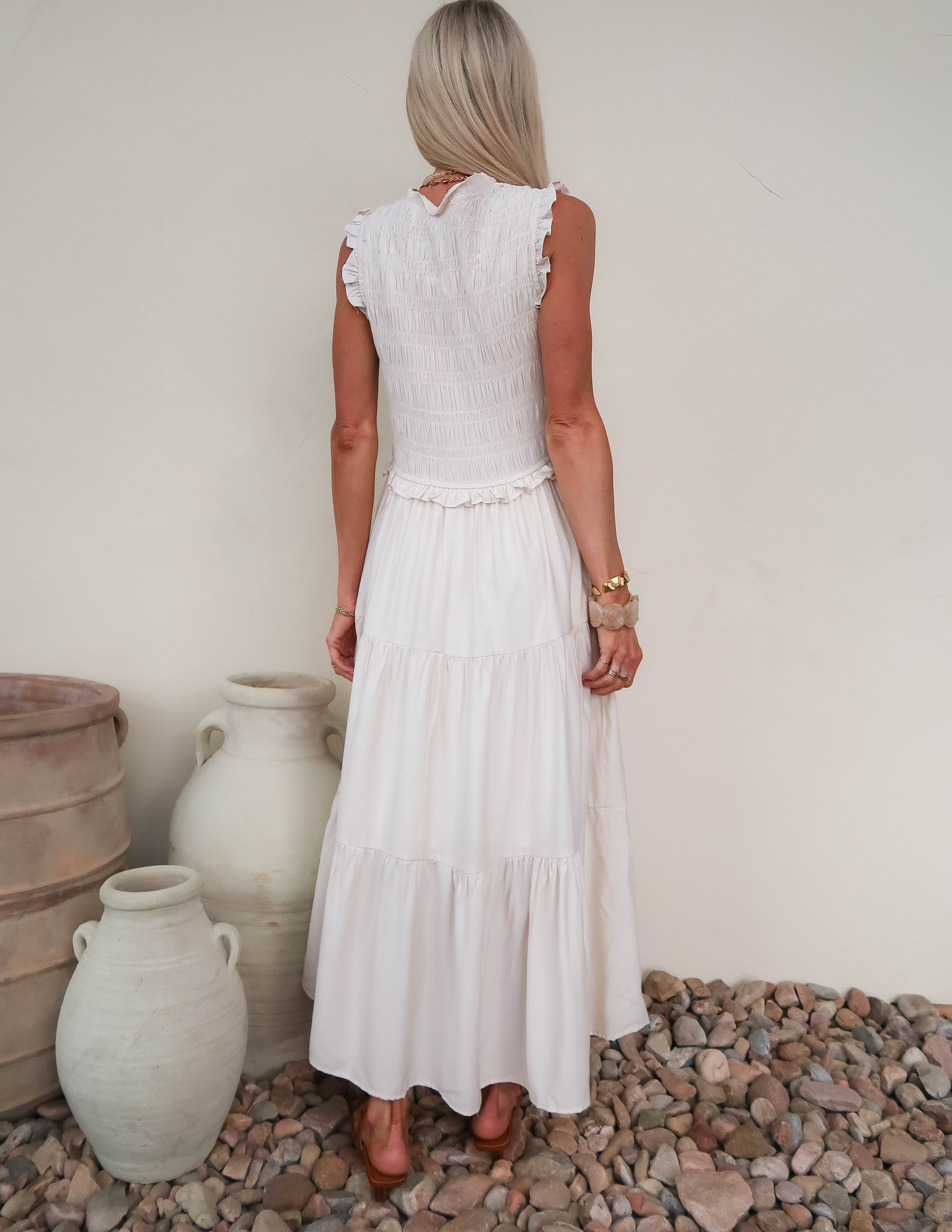 Hattie Tiered Midi Dress