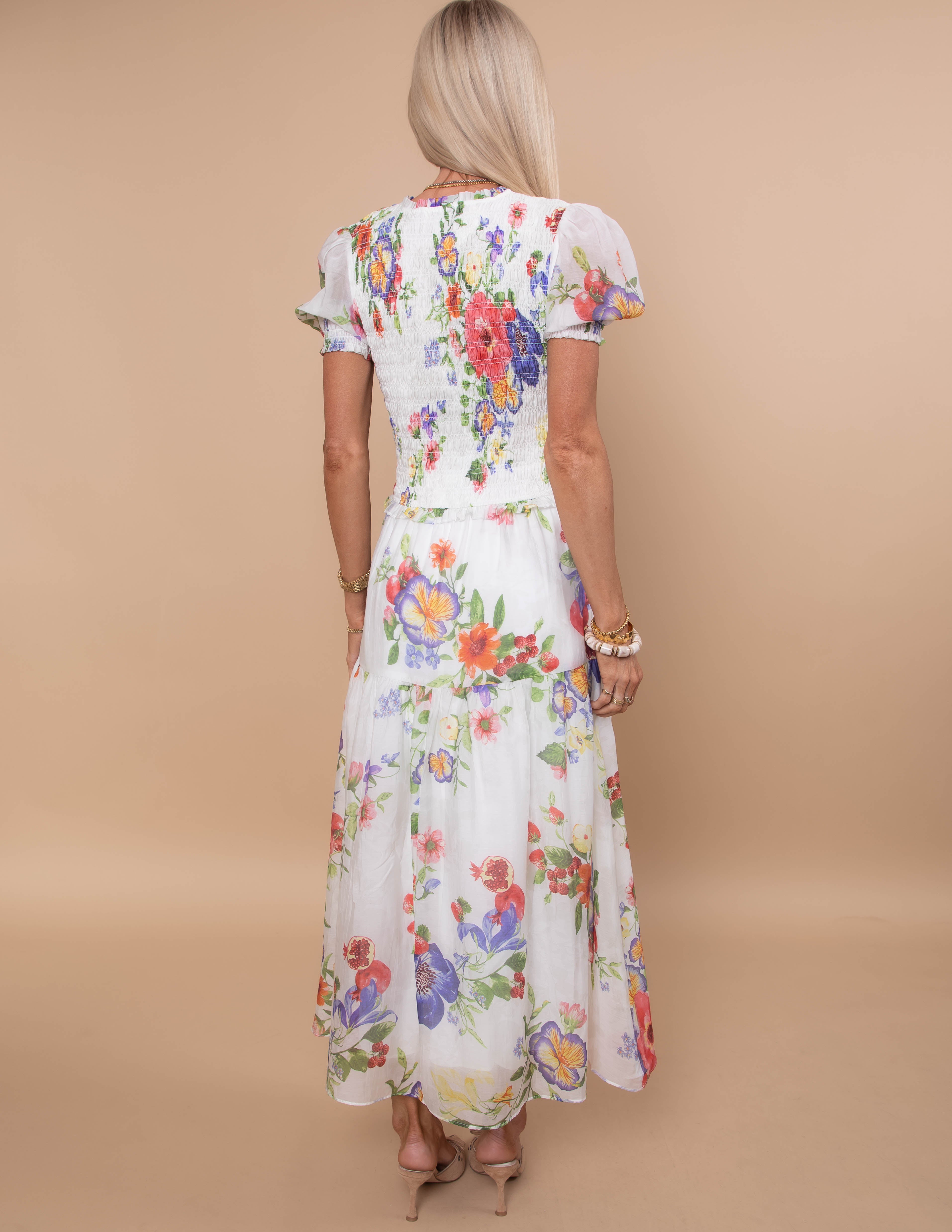 Lottie Floral Midi Dress
