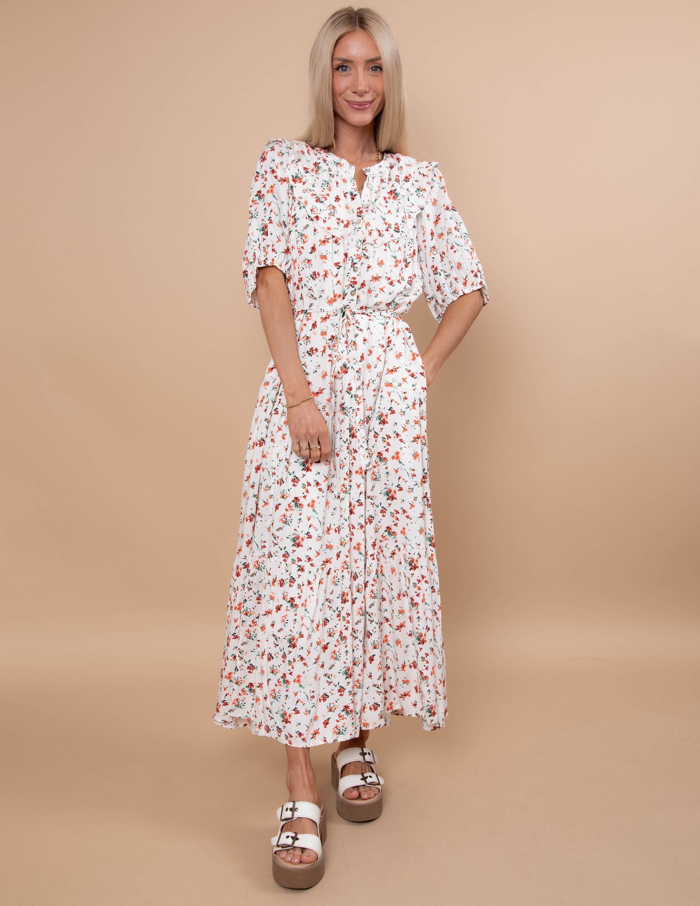 Bloom Belle Ruffle Dress