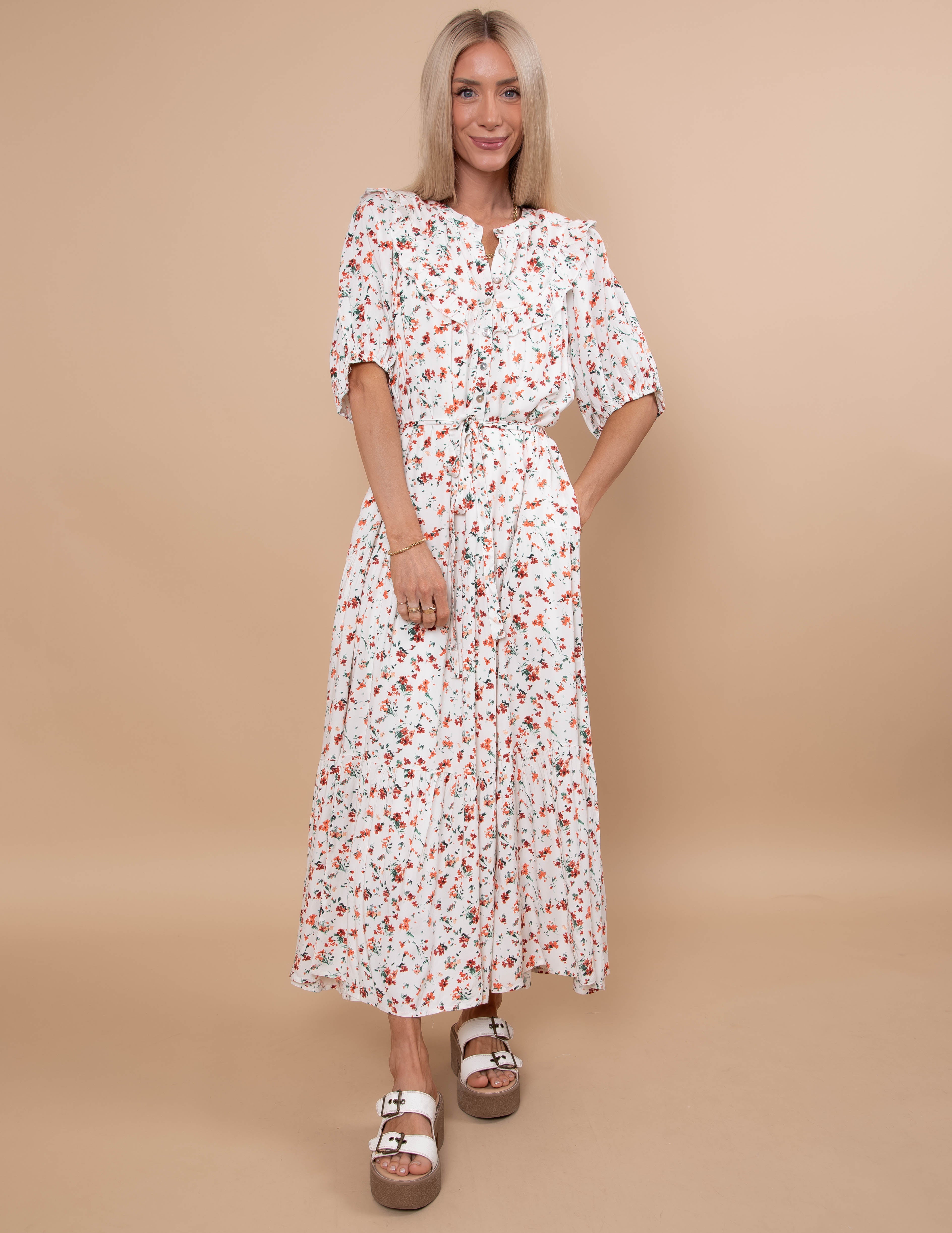 Bloom Belle Ruffle Dress