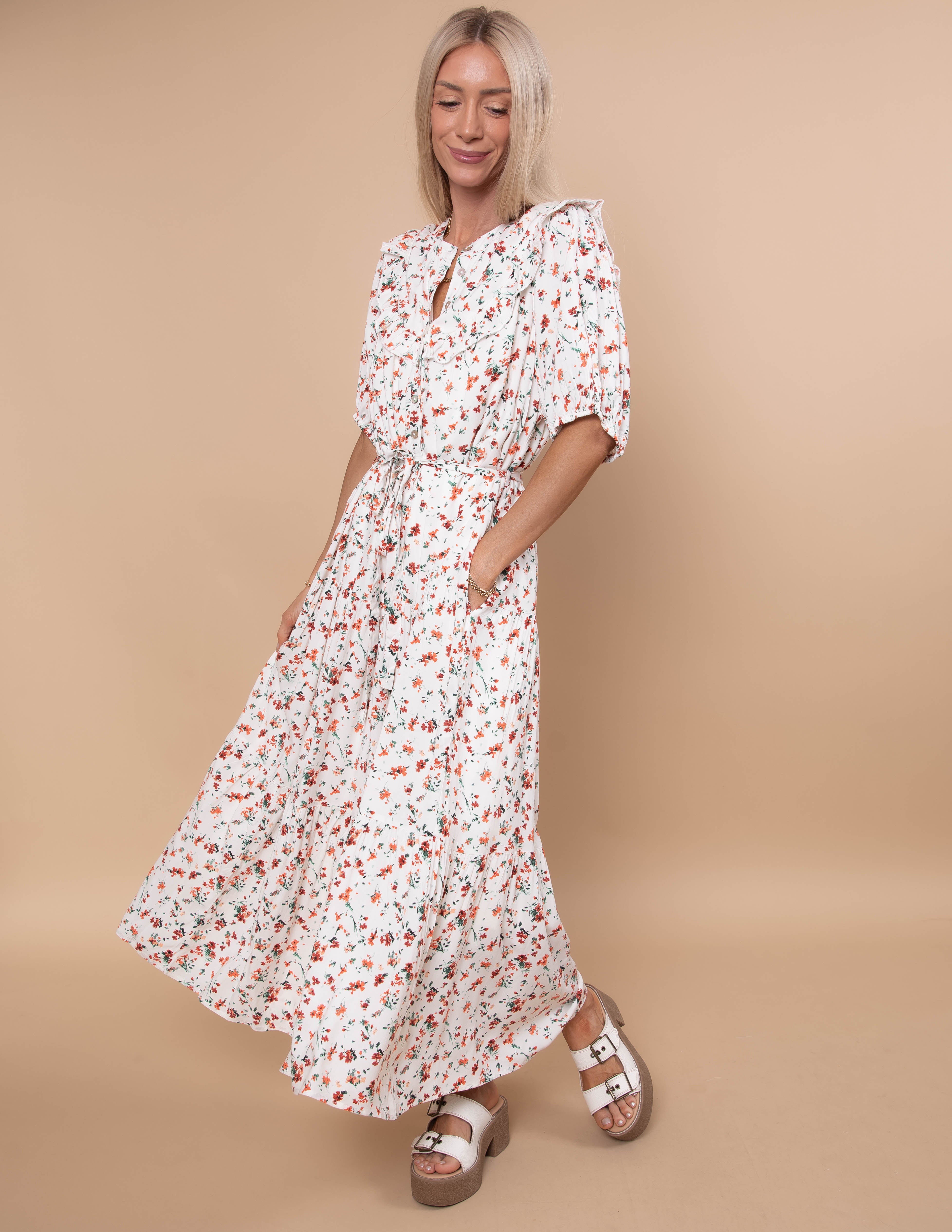 Bloom Belle Ruffle Dress