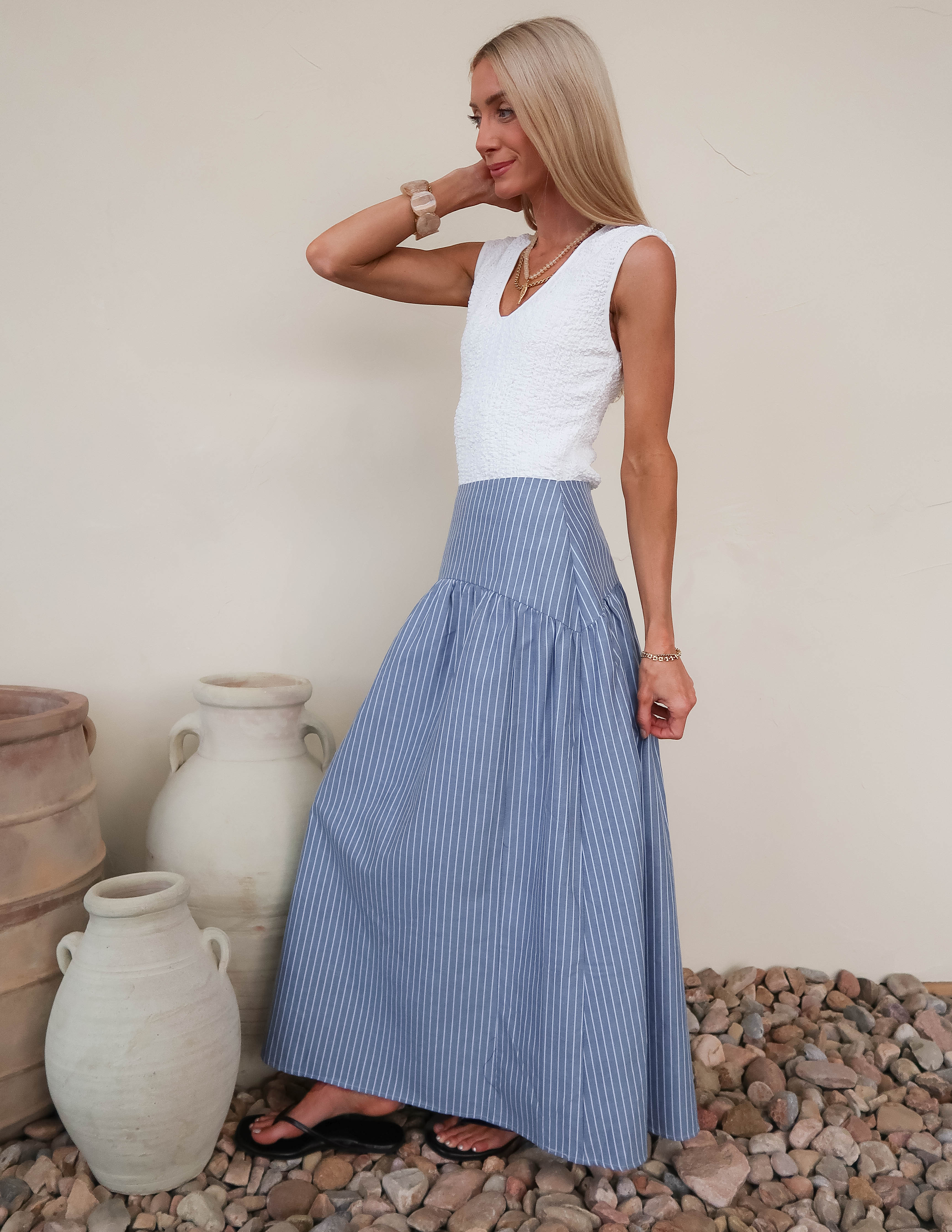 Riviera Stripe Skirt