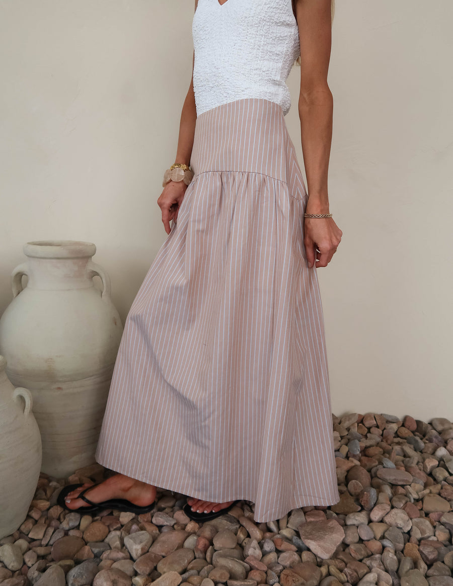 Riviera Stripe Skirt