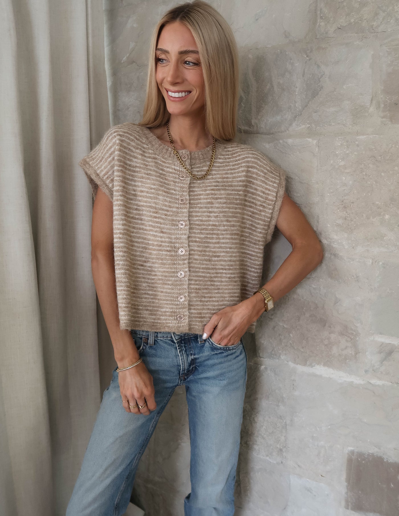 Soft Days Striped Top