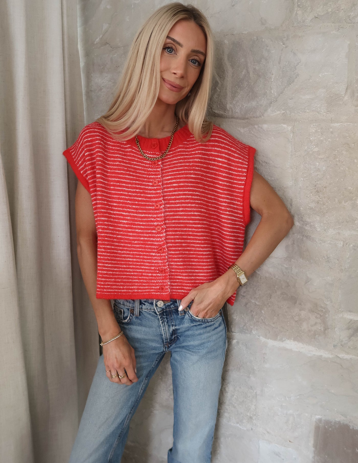 Soft Days Striped Top
