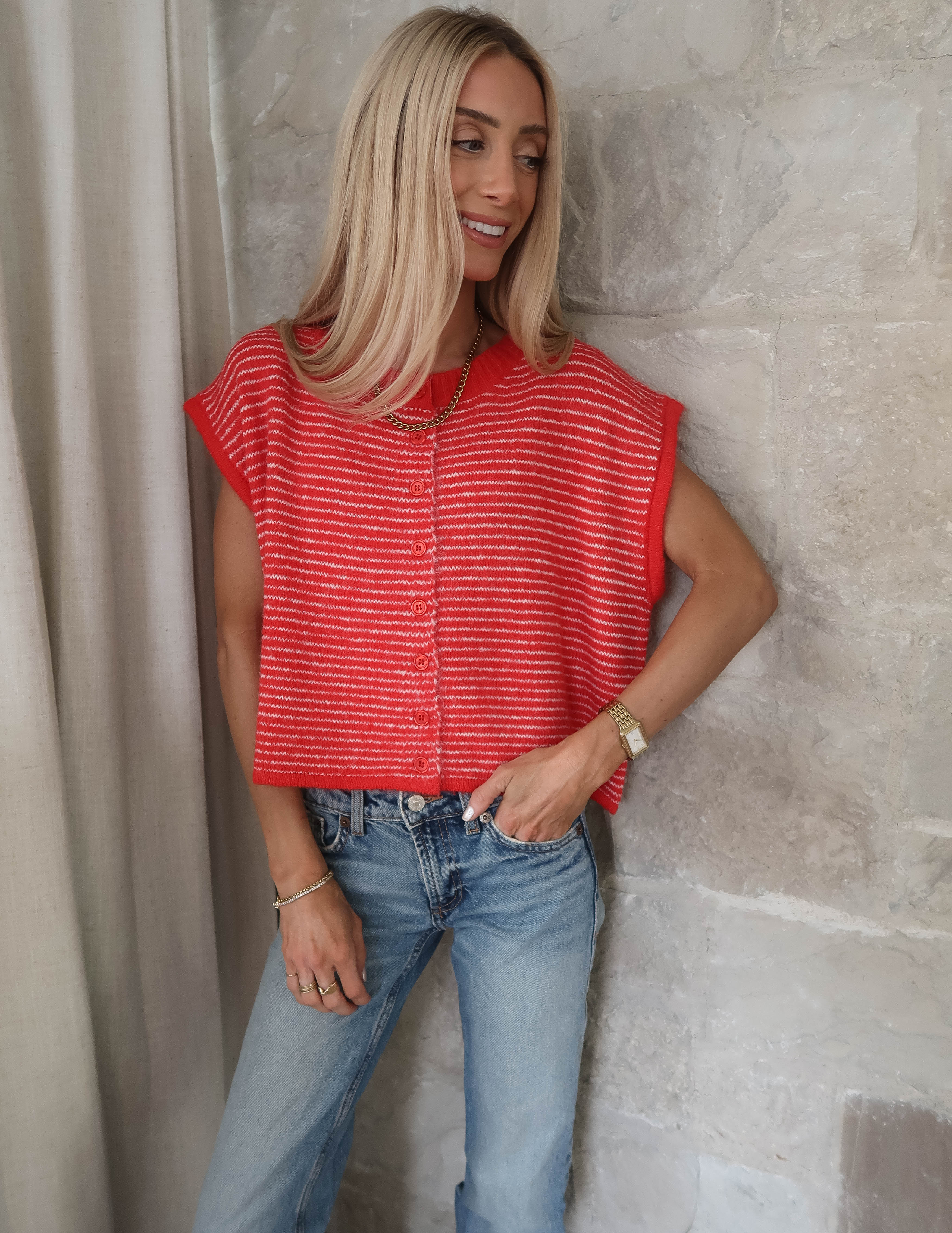 Soft Days Striped Top