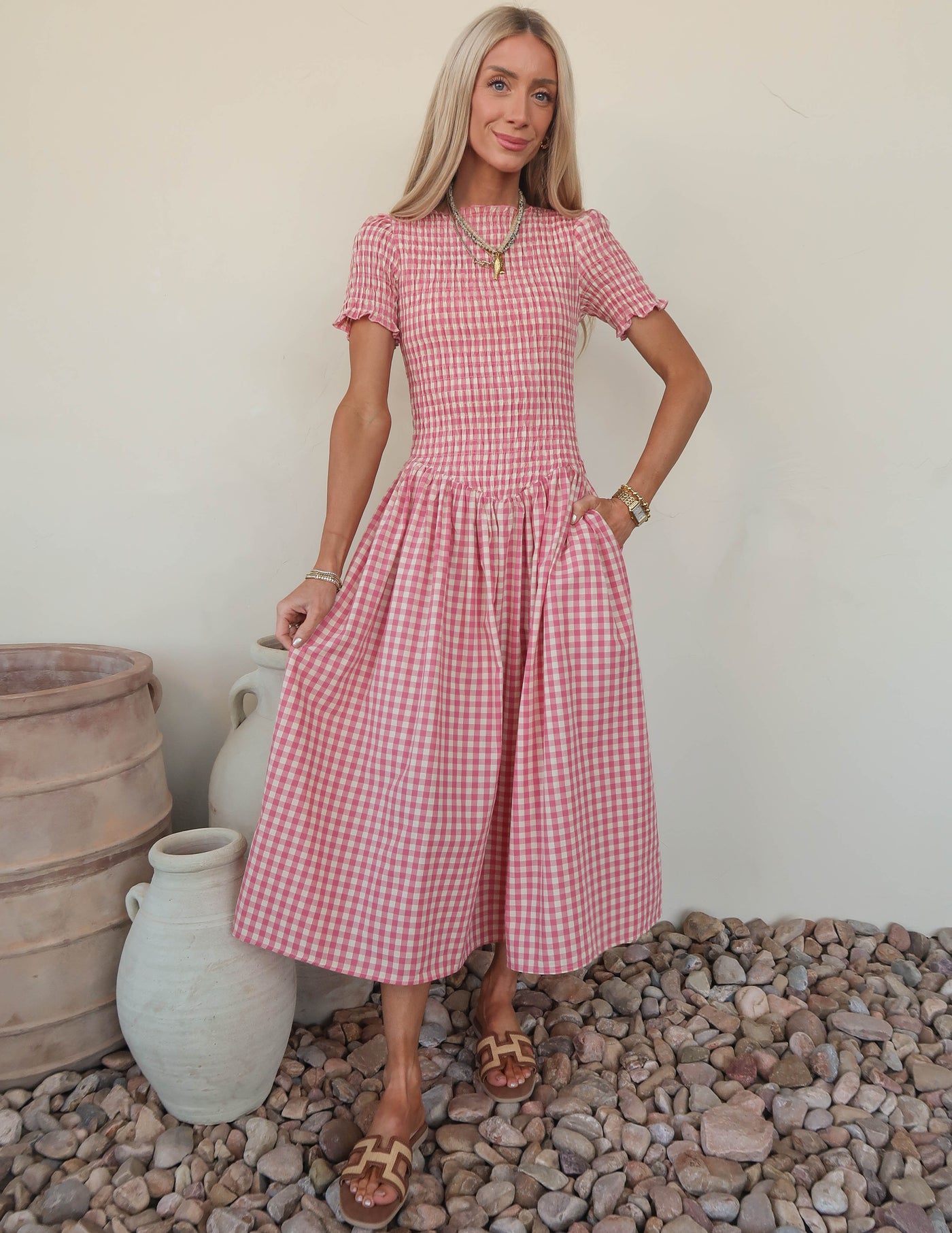 Bianca Plaid Dress