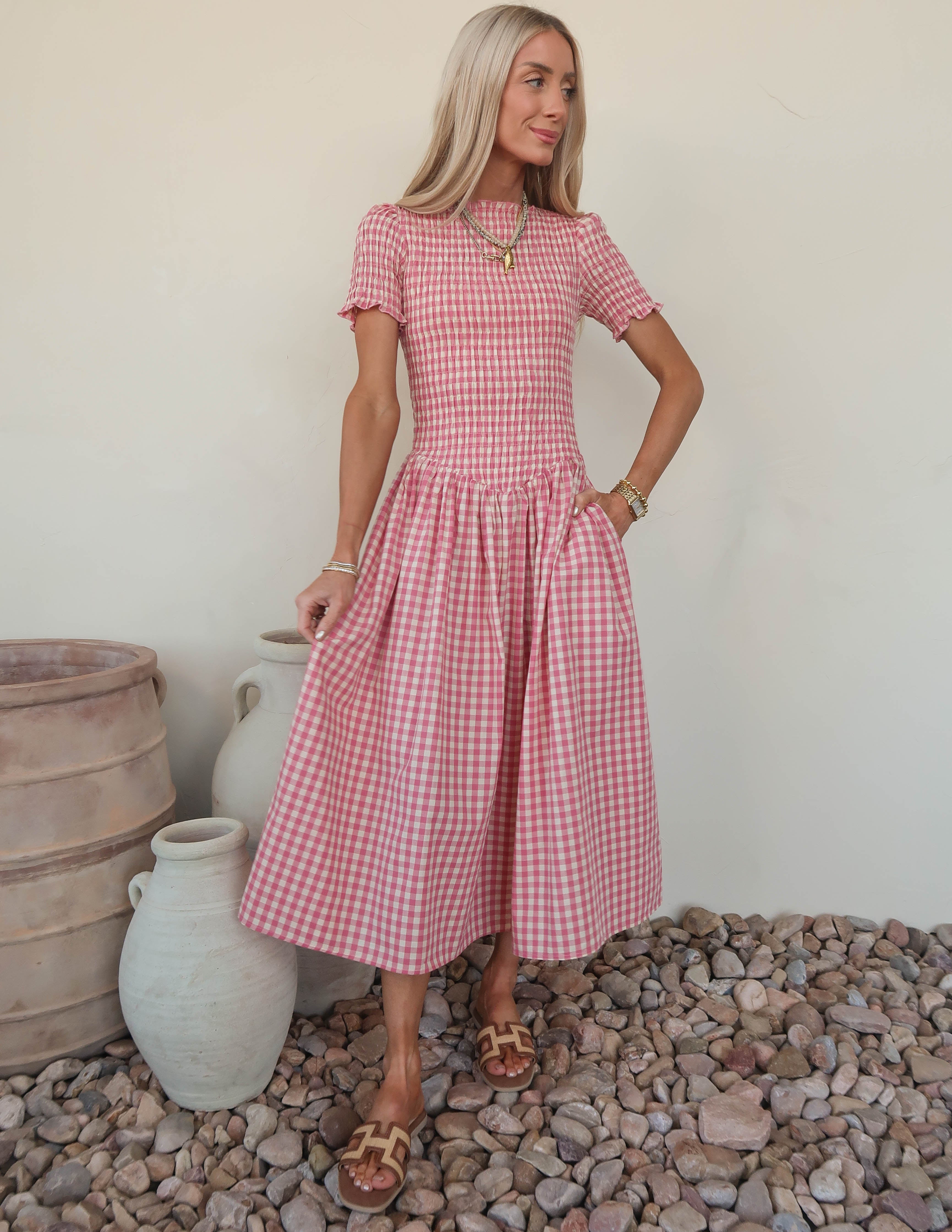 Bianca Plaid Dress