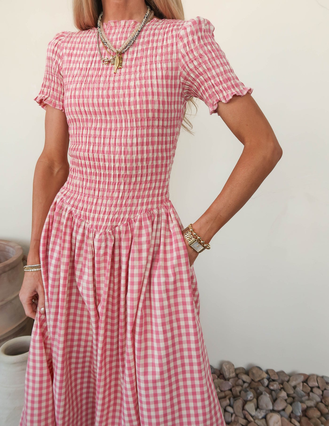 Bianca Plaid Dress