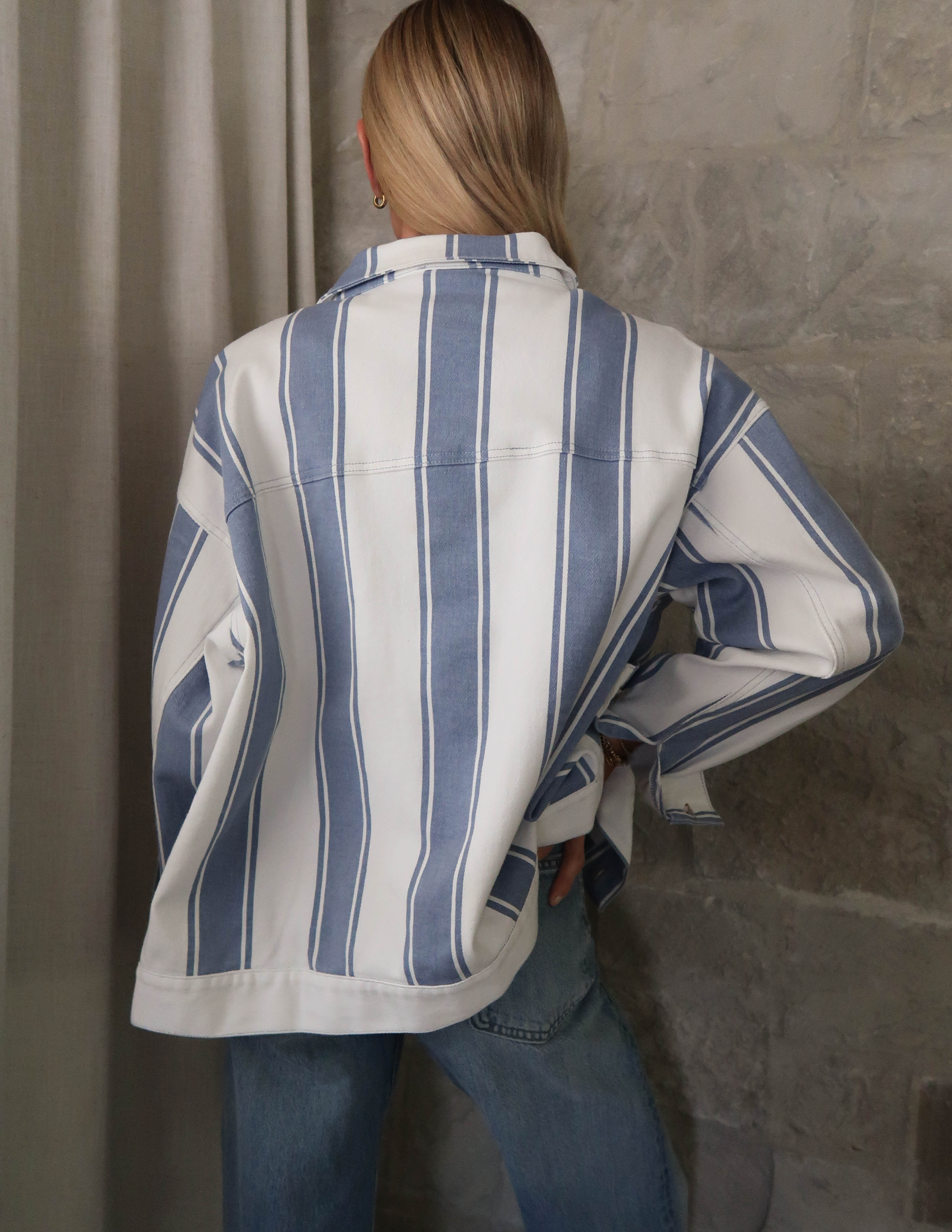 Heritage Stripe Denim Jacket