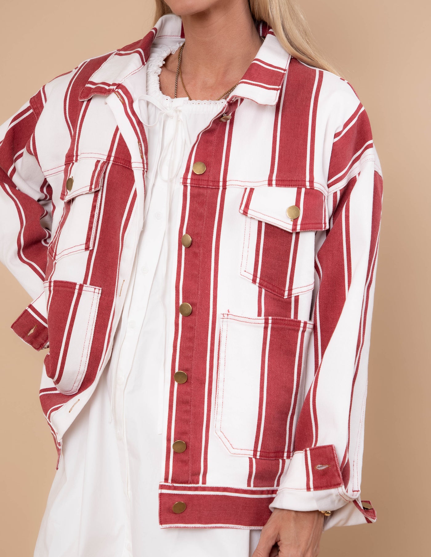 Heritage Stripe Denim Jacket