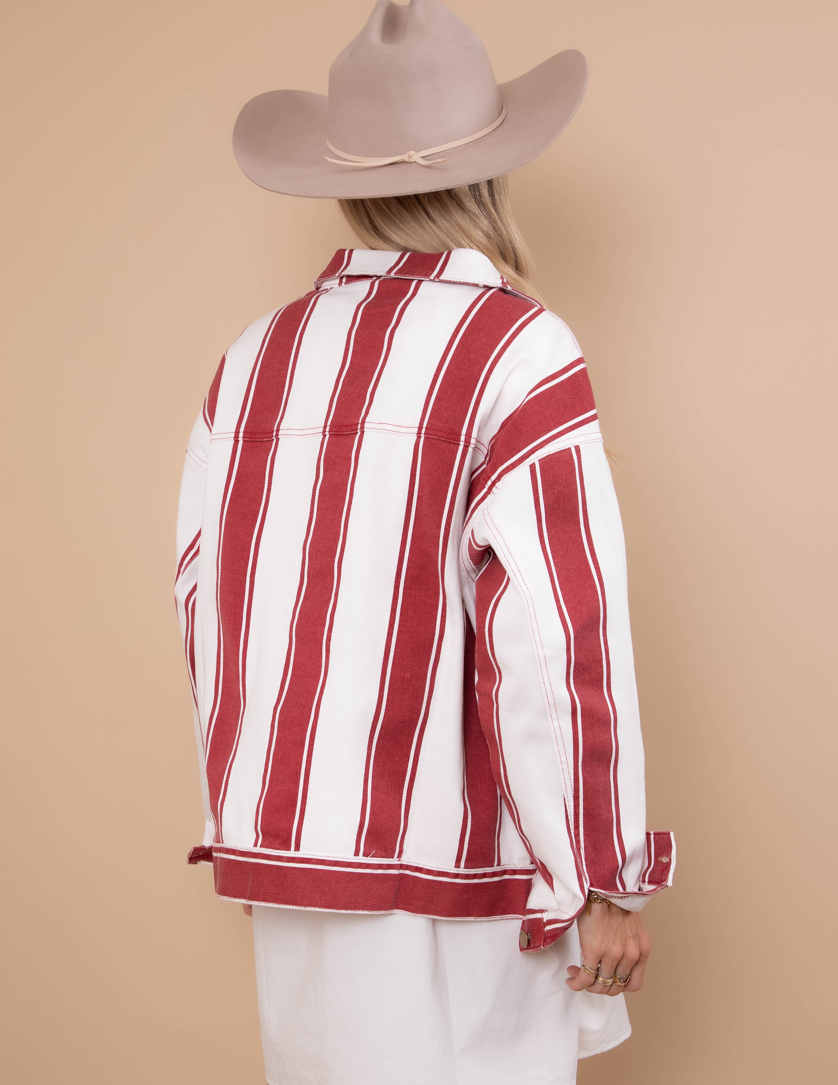 Heritage Stripe Denim Jacket