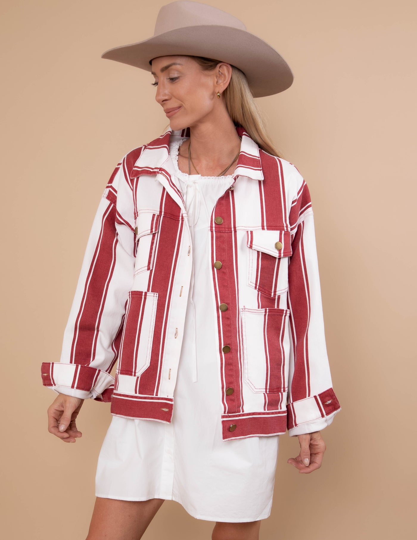 Heritage Stripe Denim Jacket