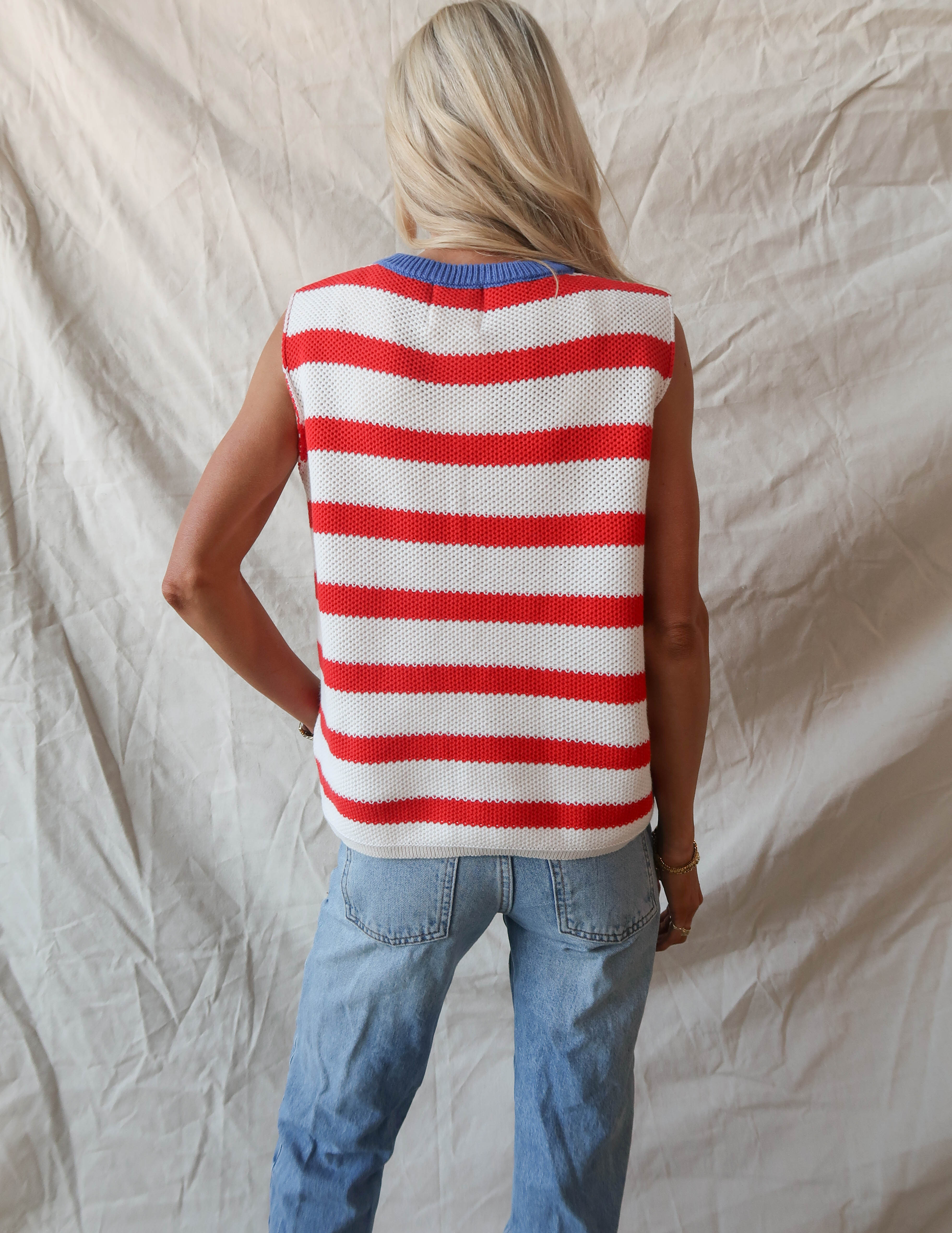 Stars & Stripes Knit Tank