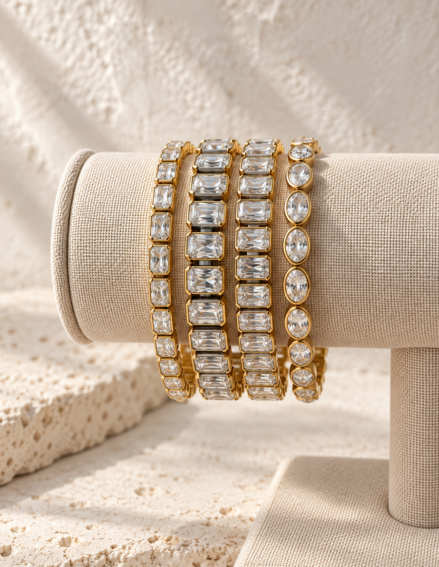 Florance Chunky Tennis Bracelet