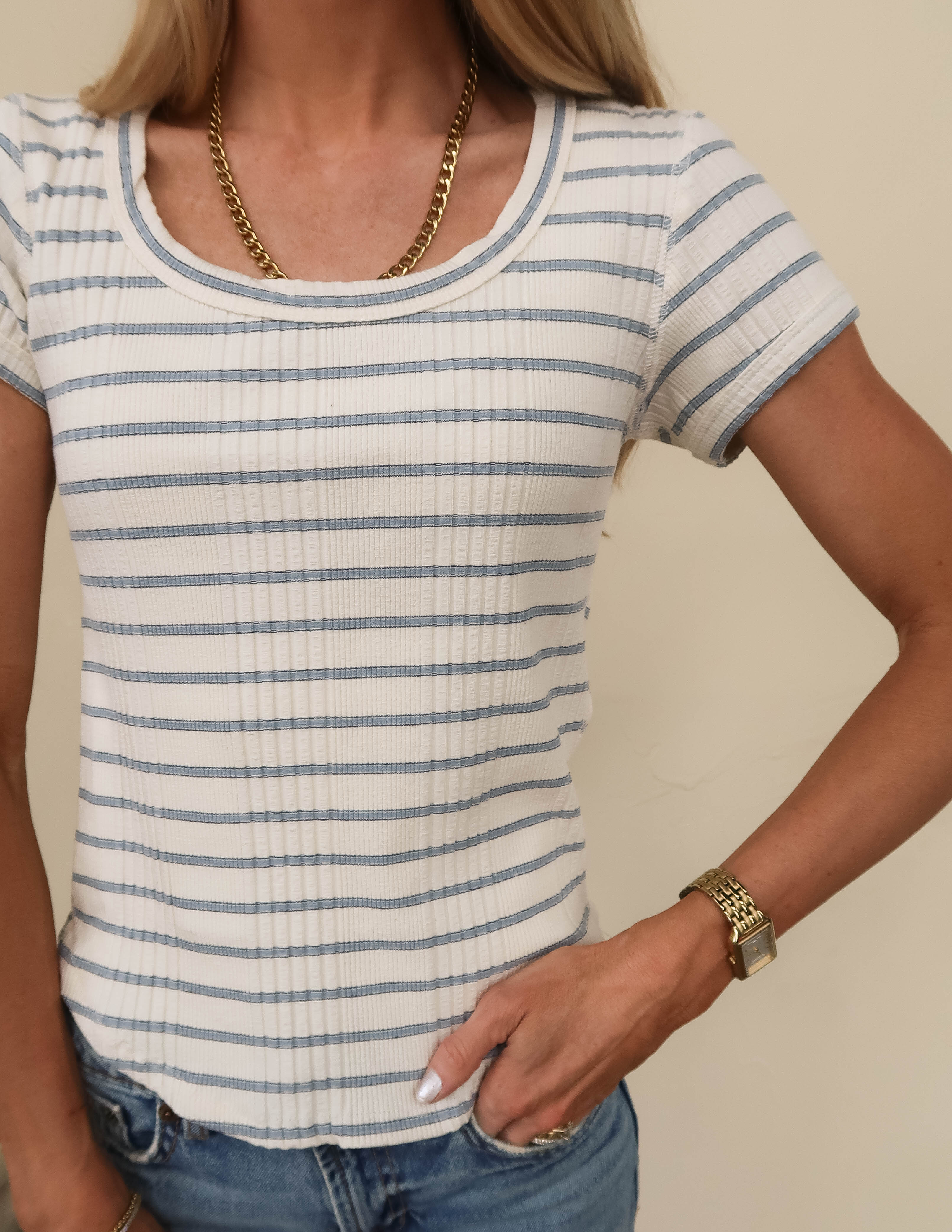 Blakely Striped Top