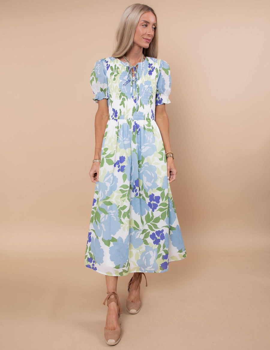 Springbrook Floral Midi Dress