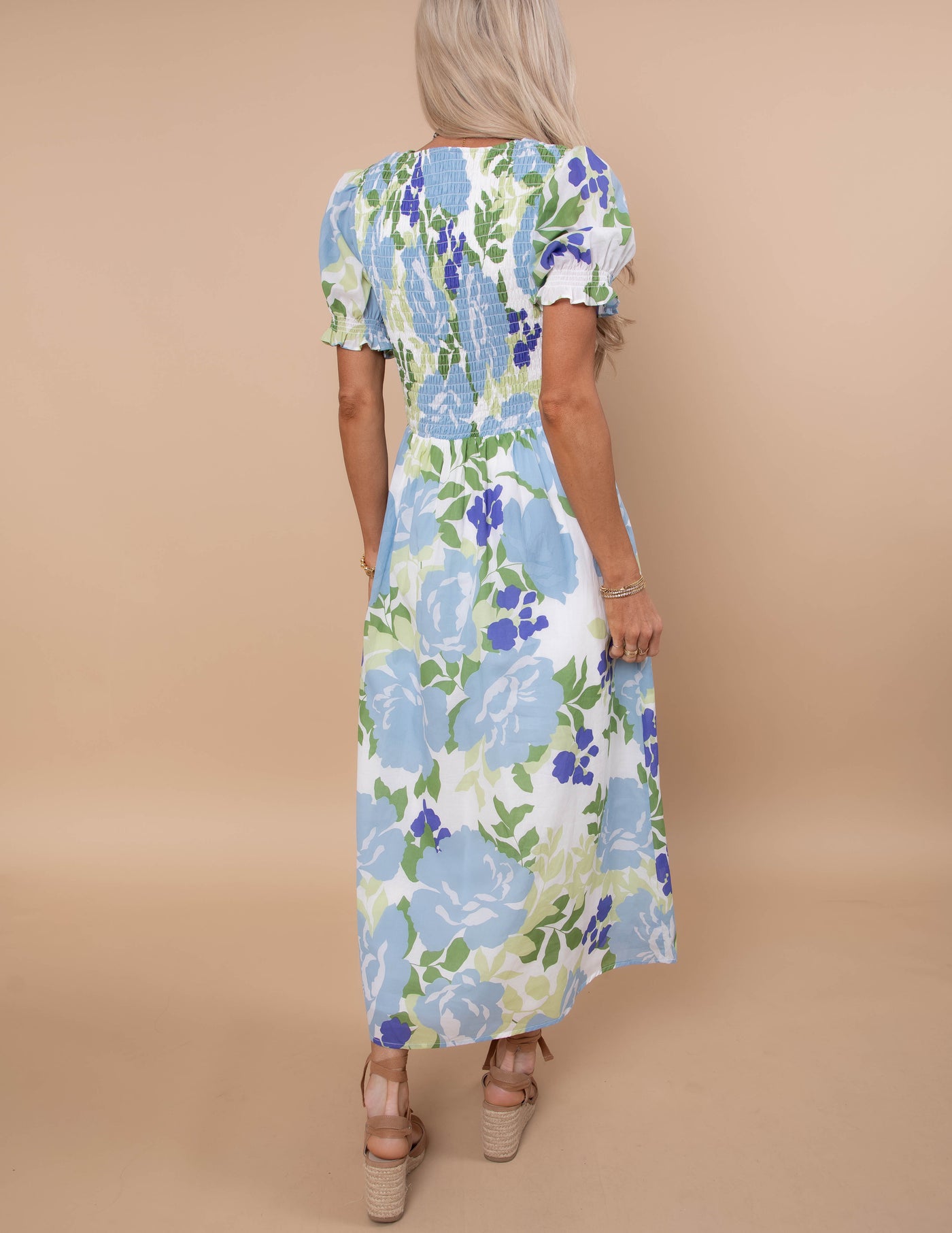 Springbrook Floral Midi Dress