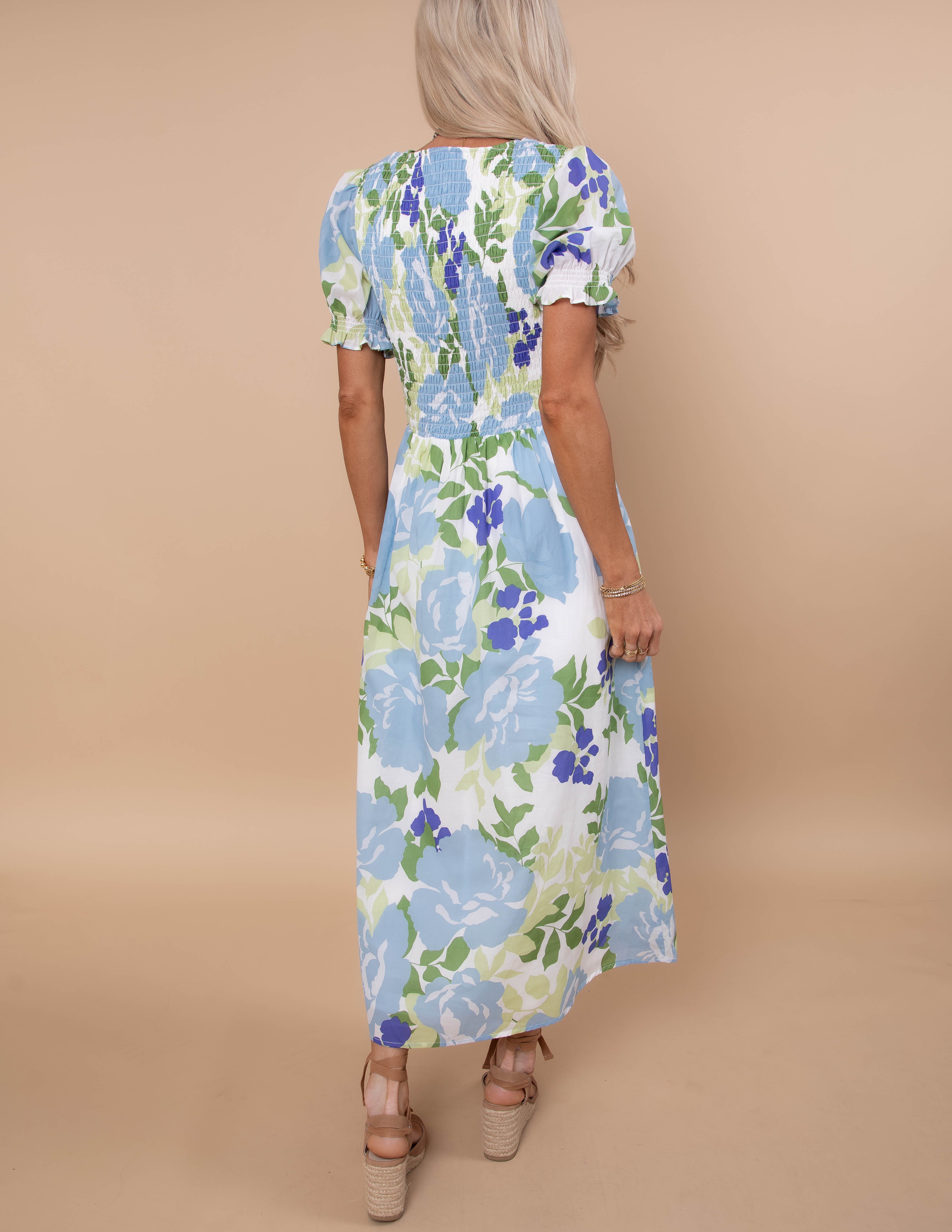 Springbrook Floral Midi Dress