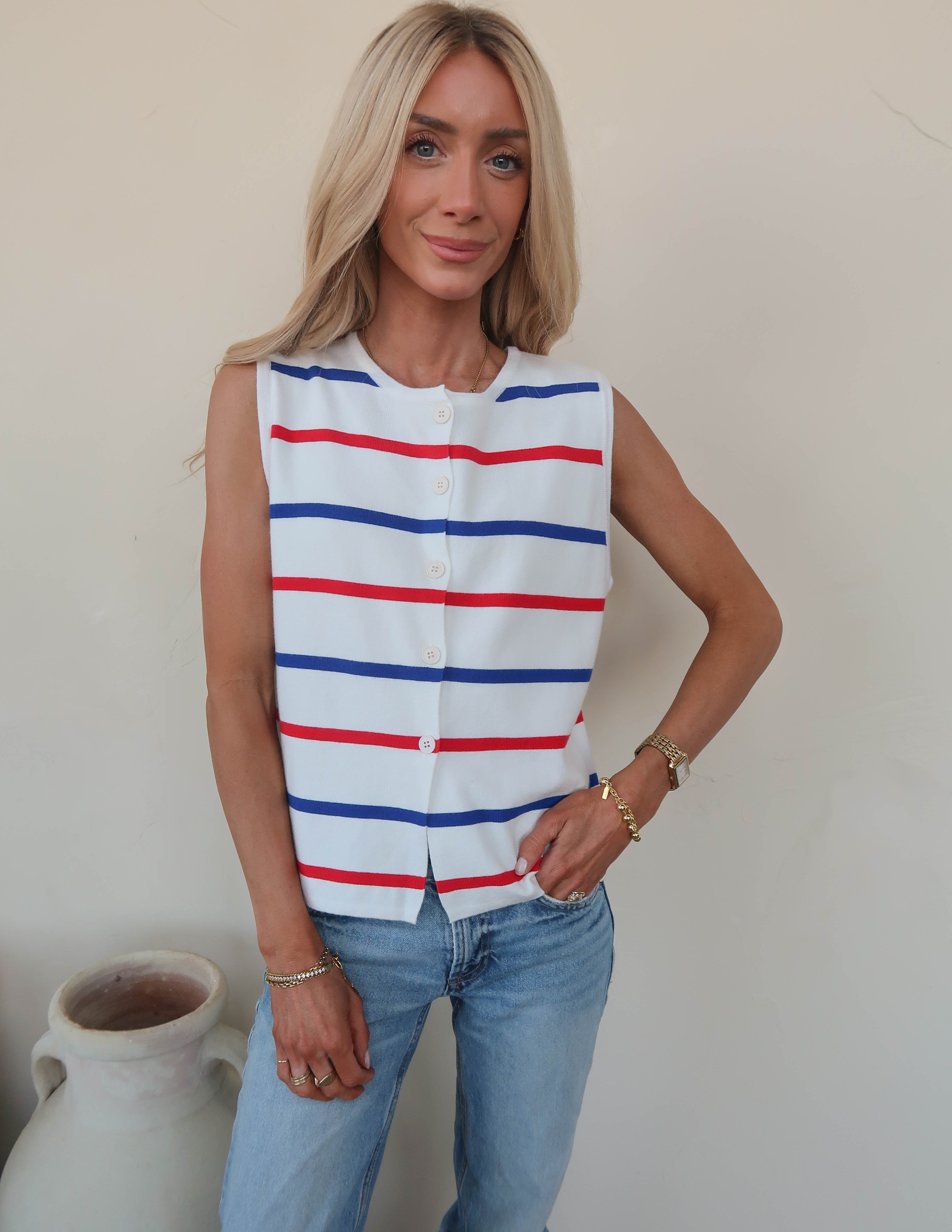 Signature Stripe Top