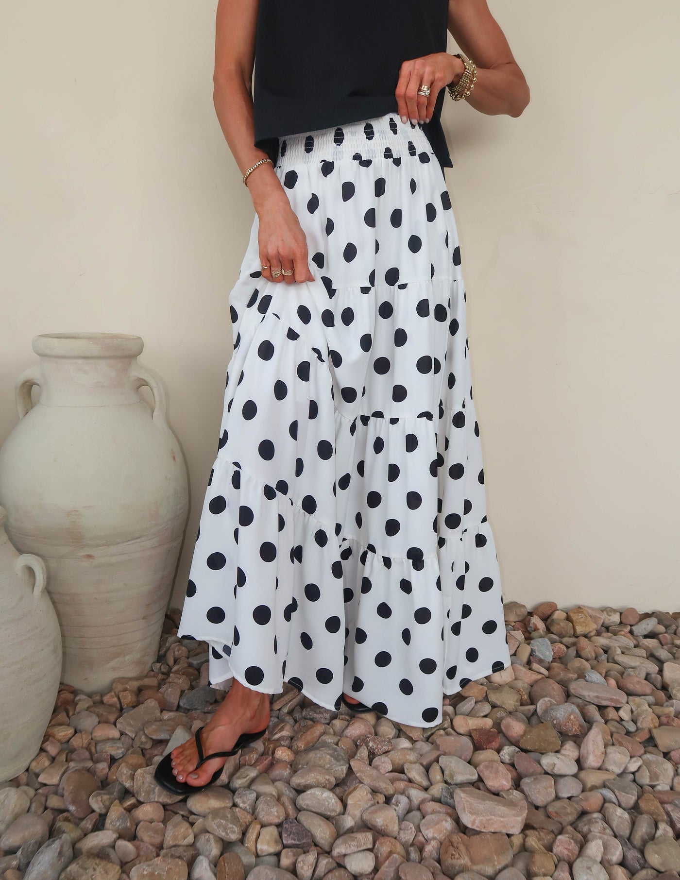Darling Dots Maxi Skirt