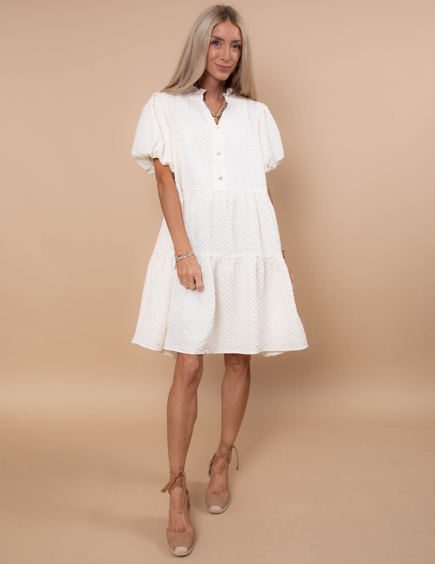 Saylor Seersucker Dress