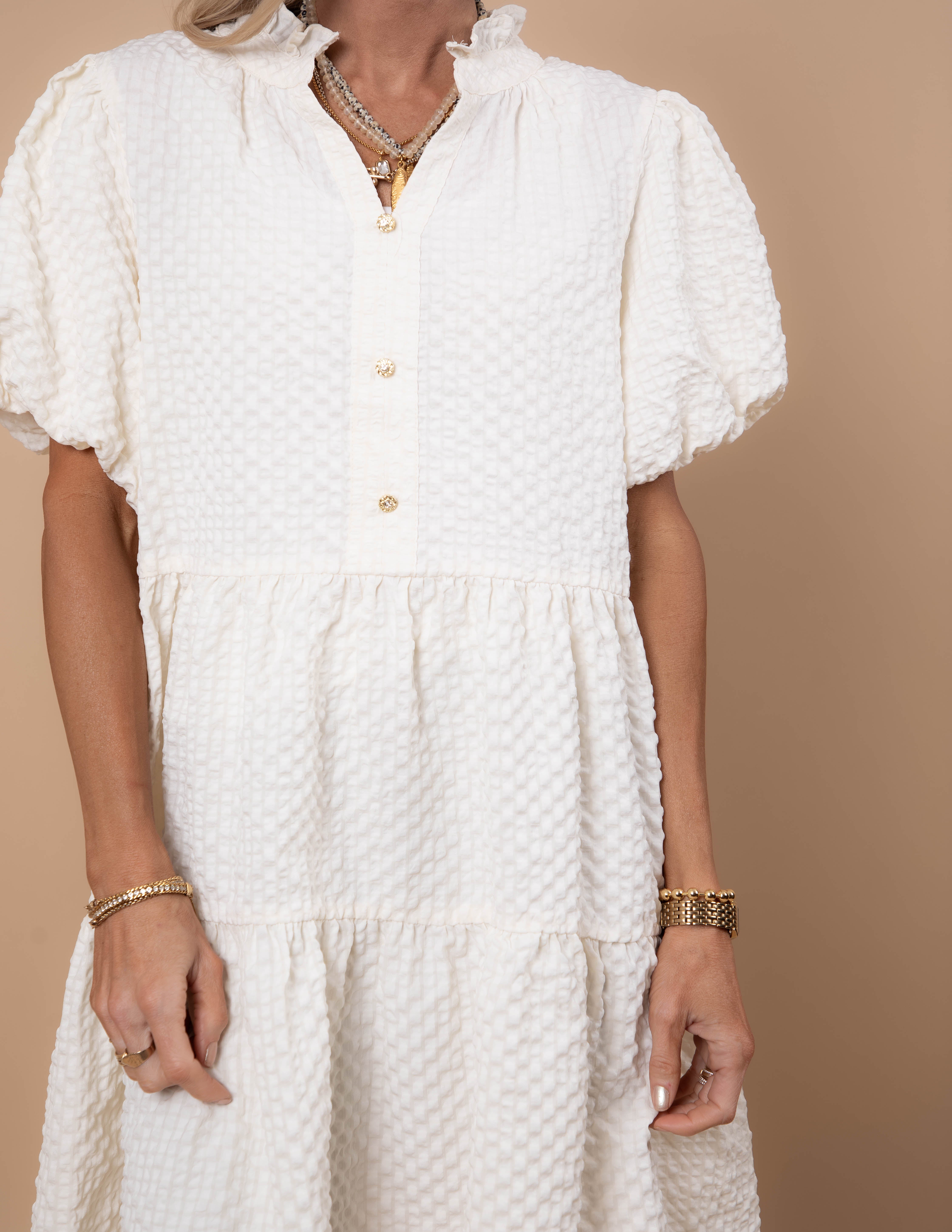 Saylor Seersucker Dress