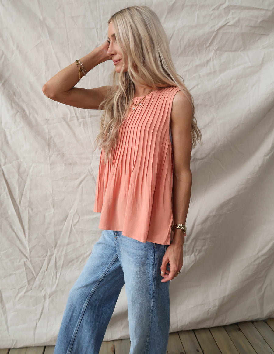 Arabella Pleated Top