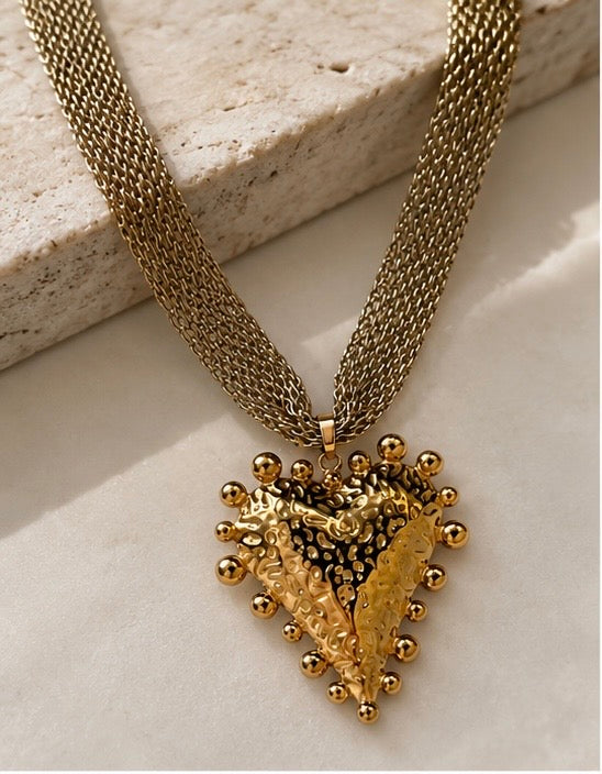 Brazil Sun Heart Necklace