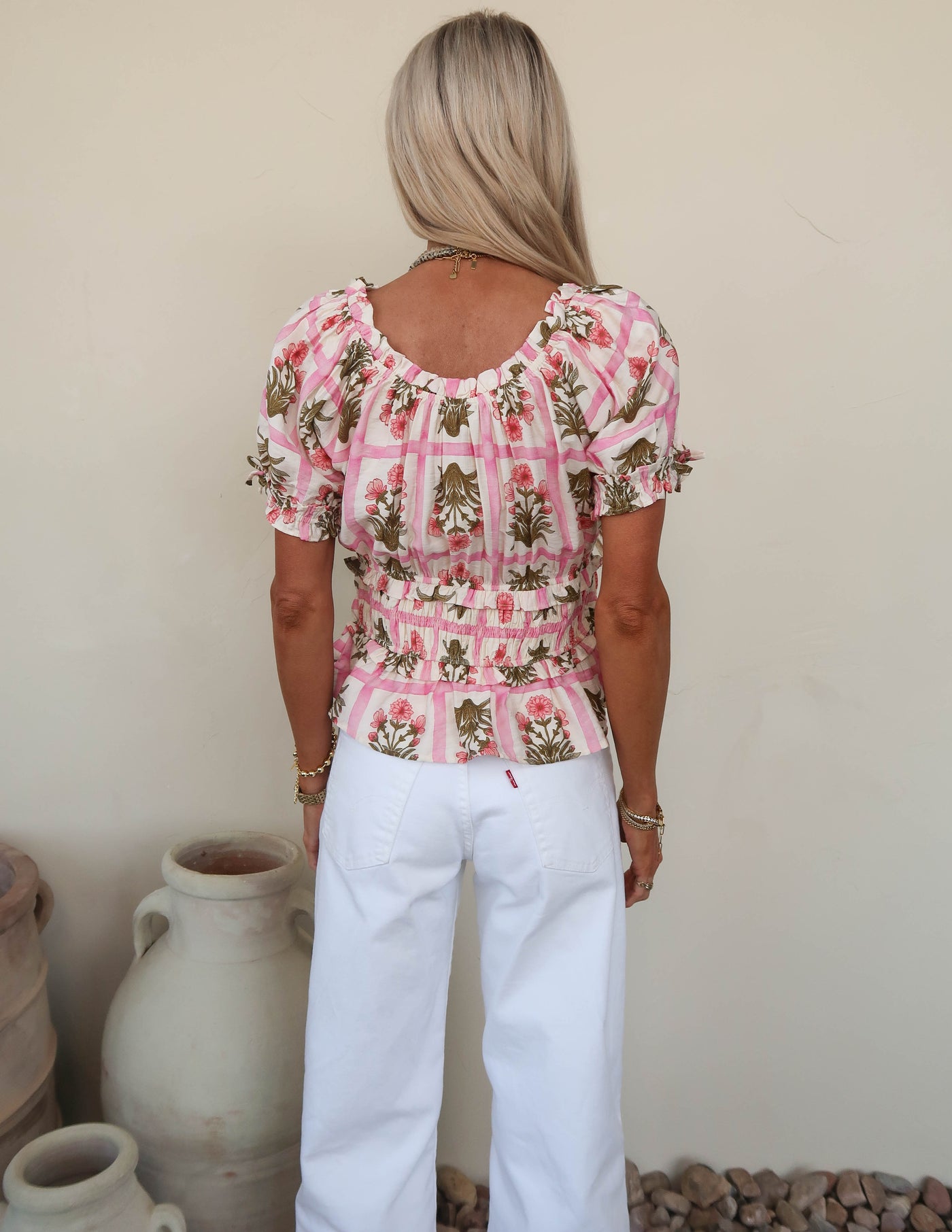 Cottage Garden Smocked Top