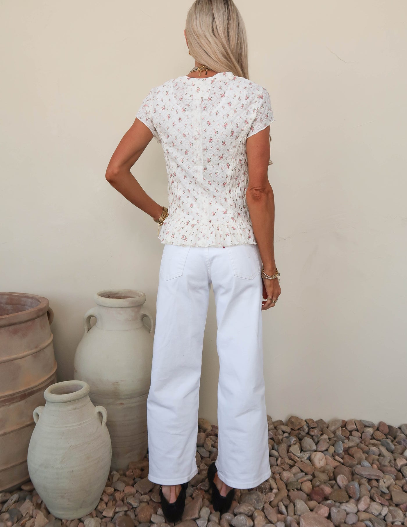 Spring Fling Ruched Top
