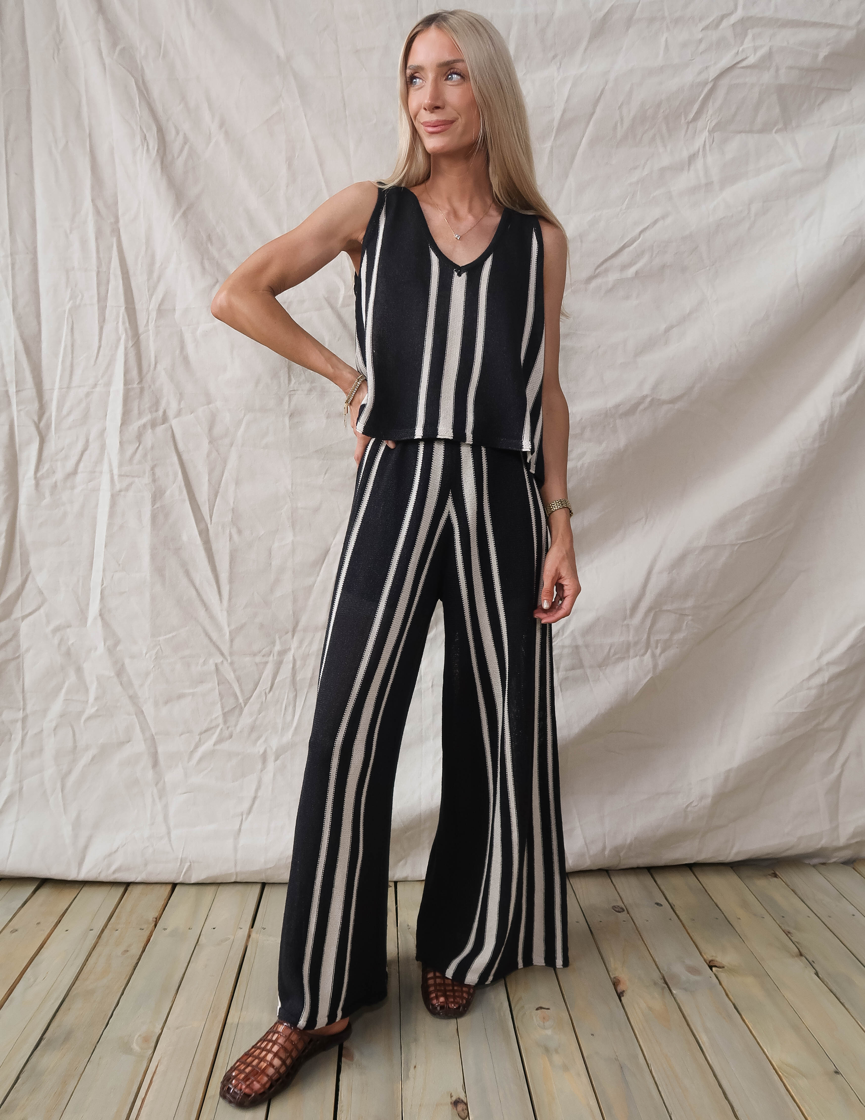 Valence Striped Pants