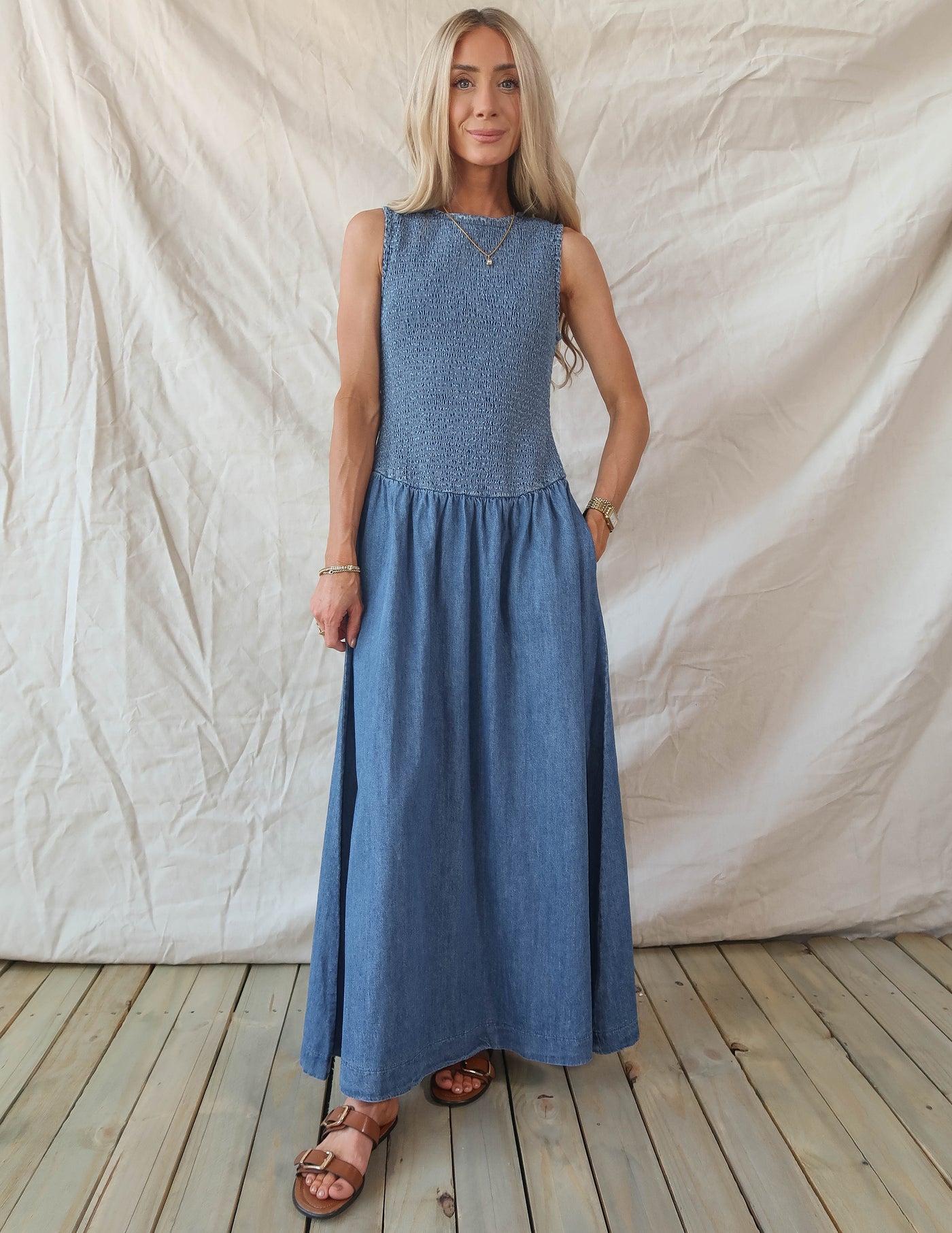 Alouette Denim Dress