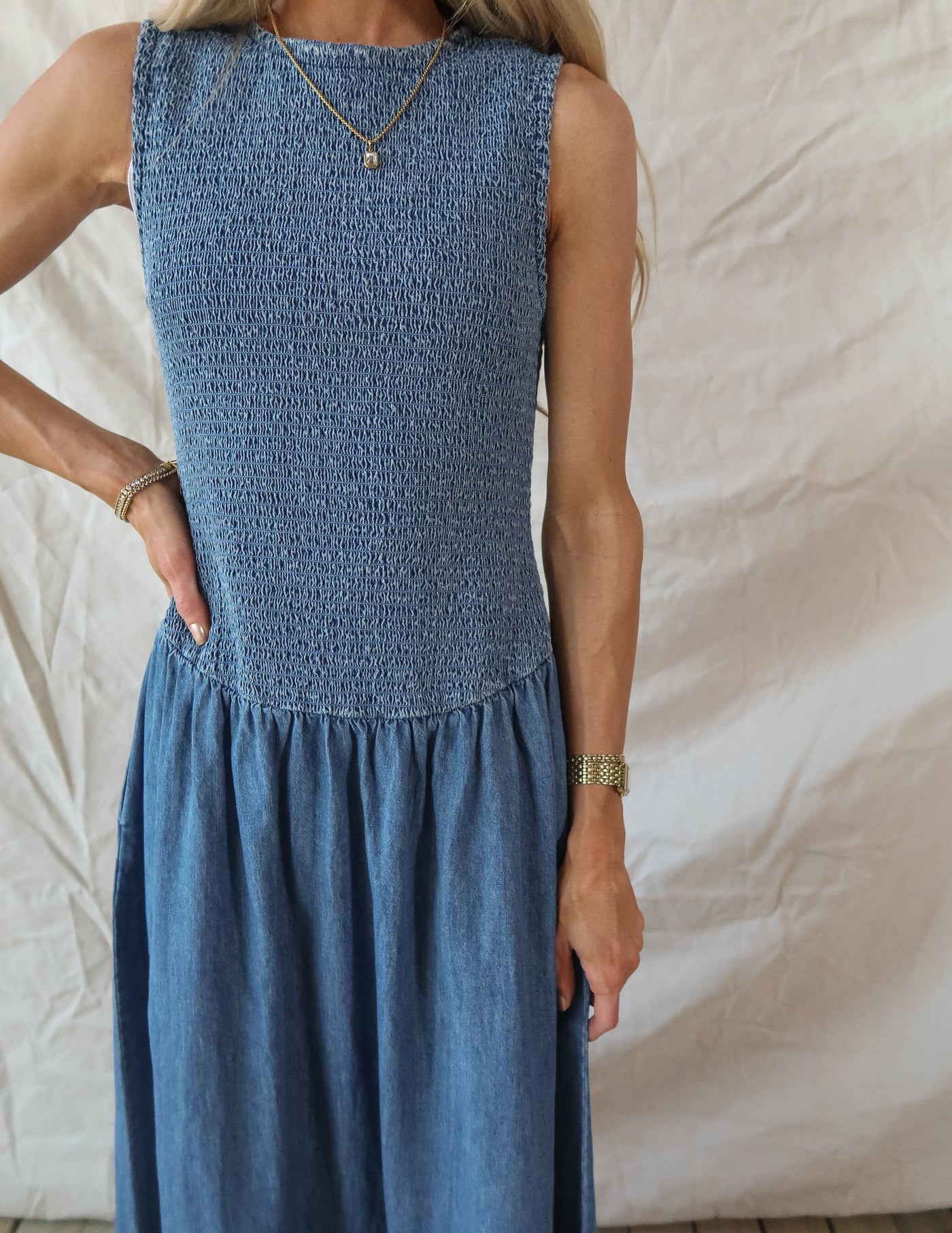 Alouette Denim Dress