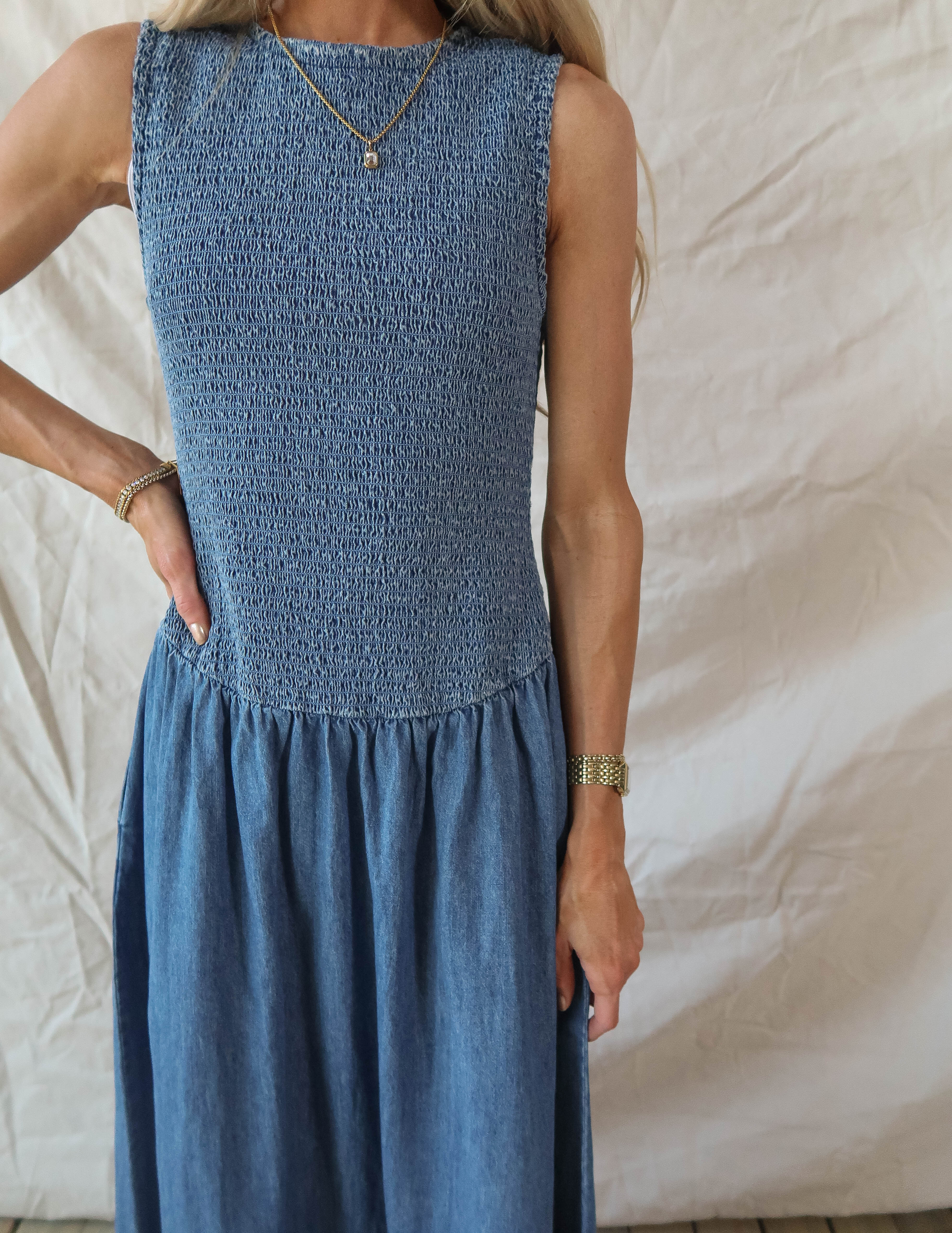 Alouette Denim Dress