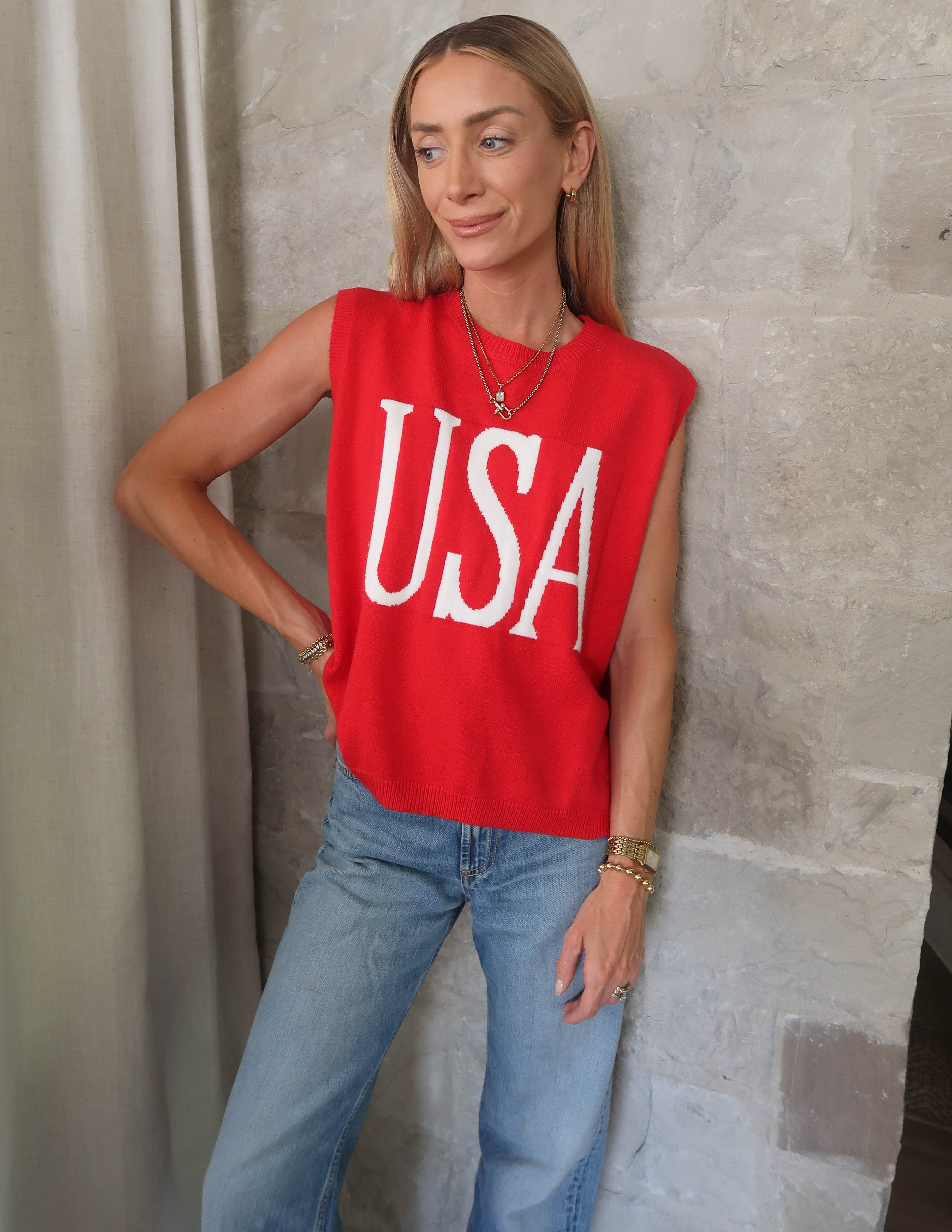 Team USA Knit Tank
