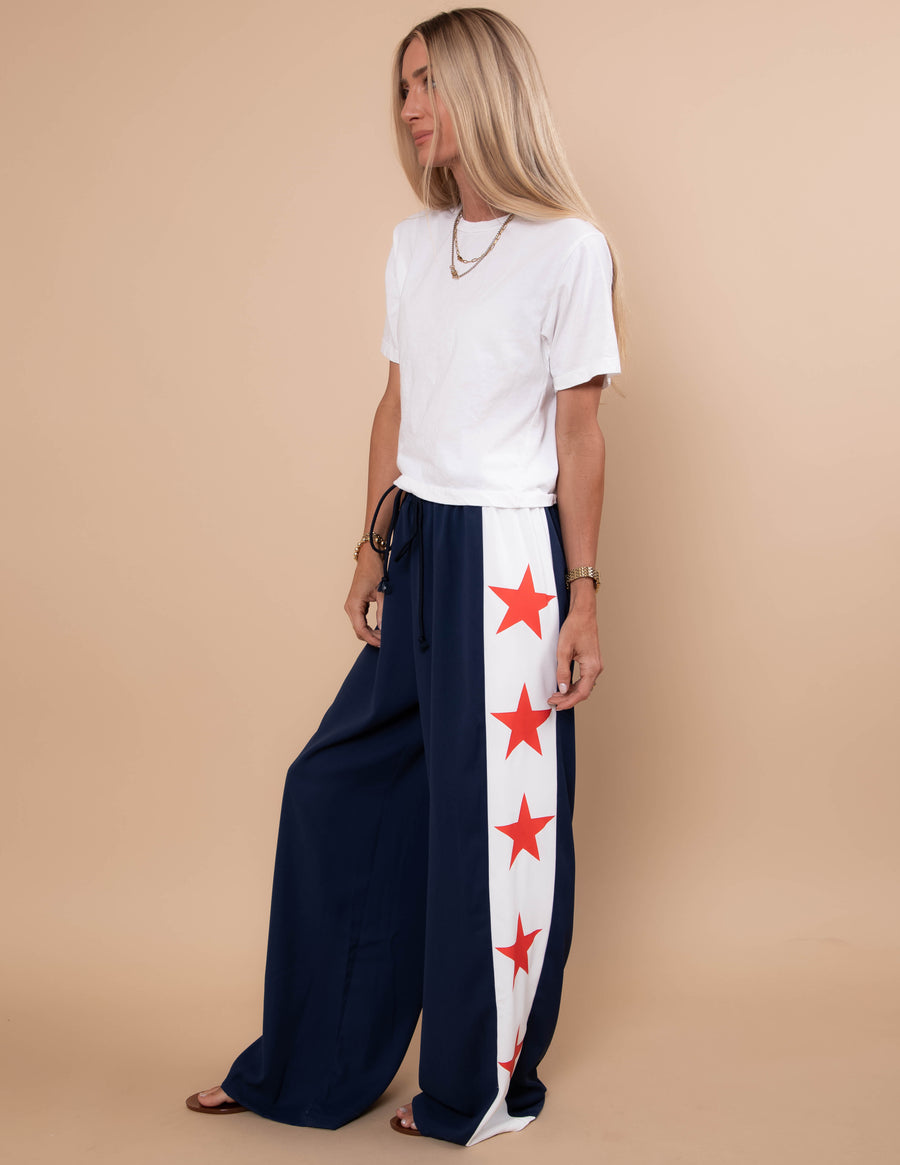 Varsity Star Wide Leg Pants