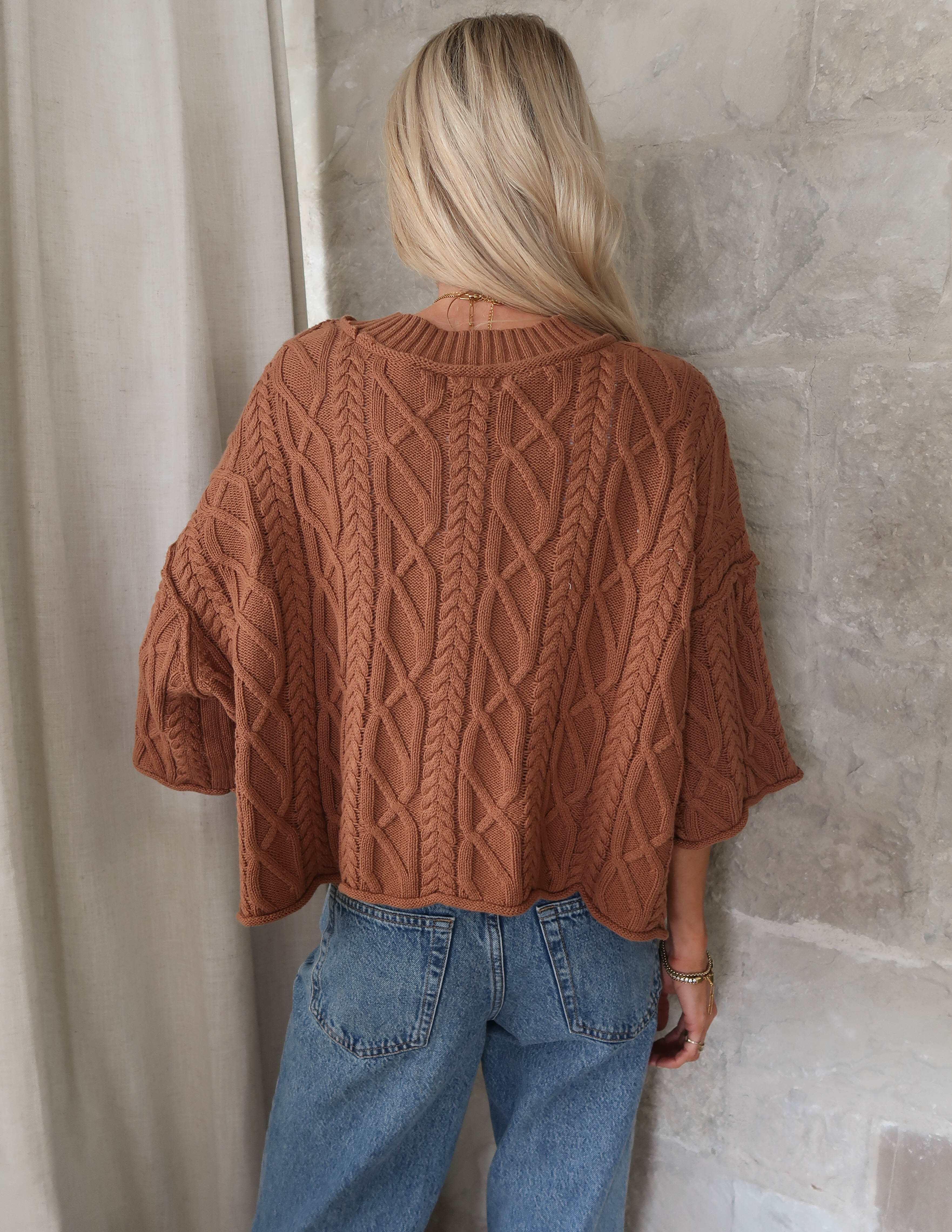 Washed Ashore Cable Sweater