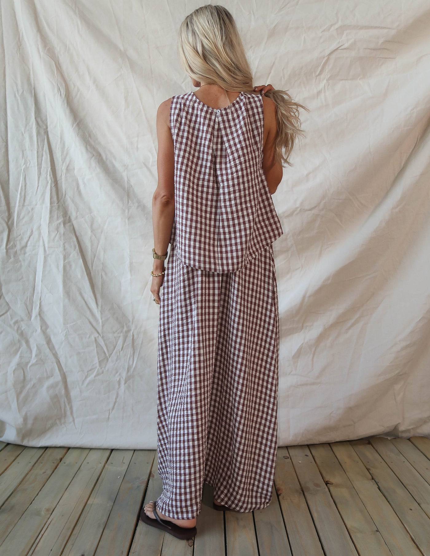 Reese Gingham Swimcover