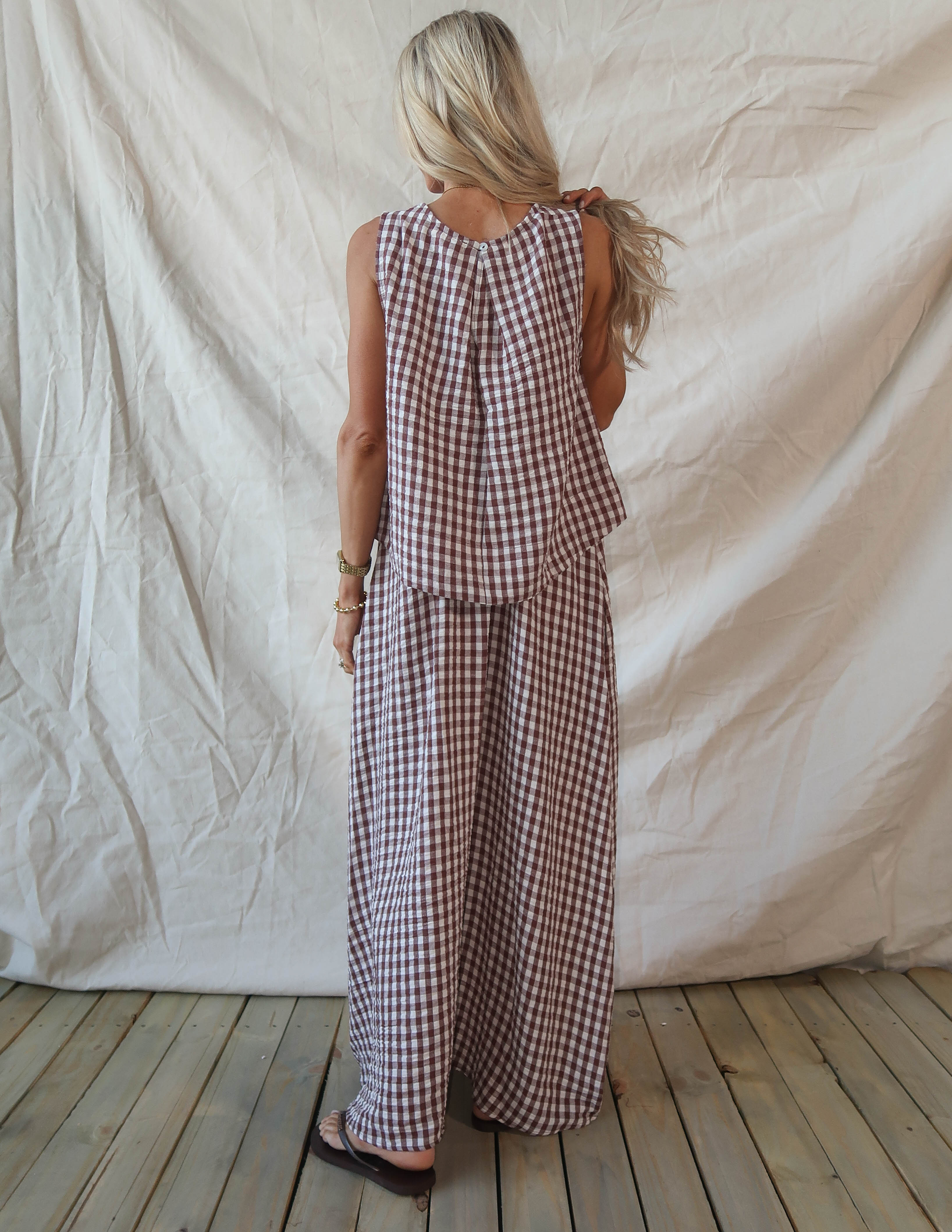 Reese Gingham Swimcover