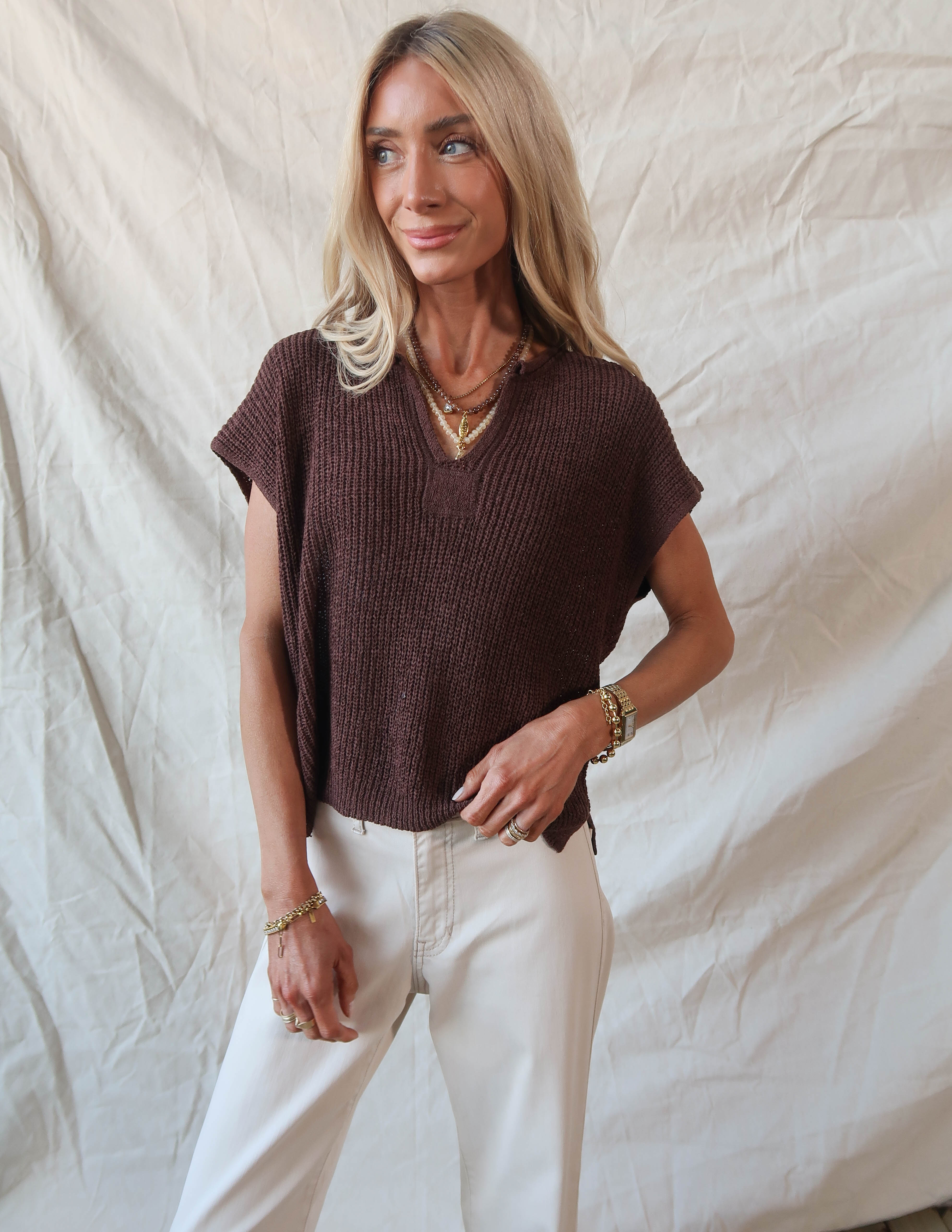 Zara Driftwood Top