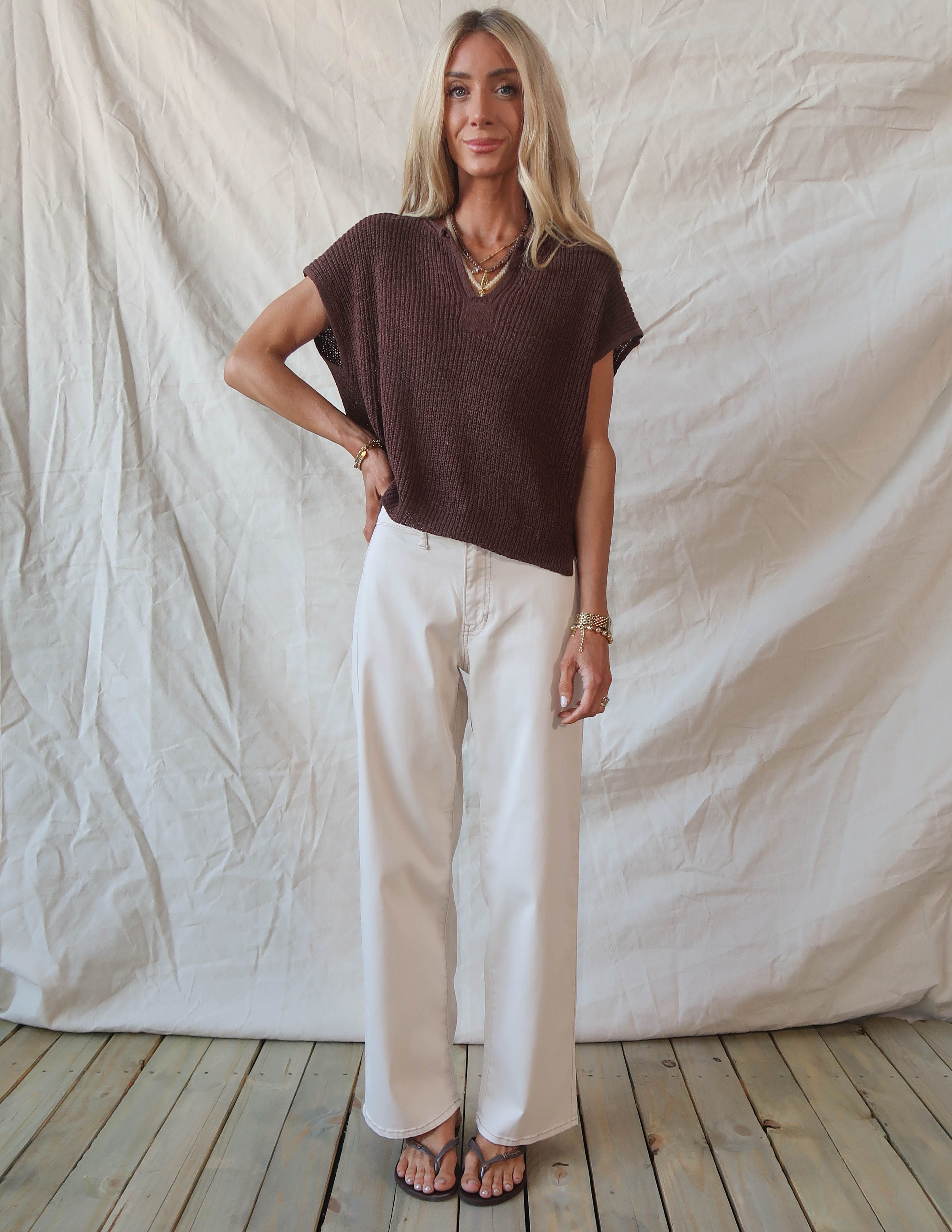 Zara Driftwood Top