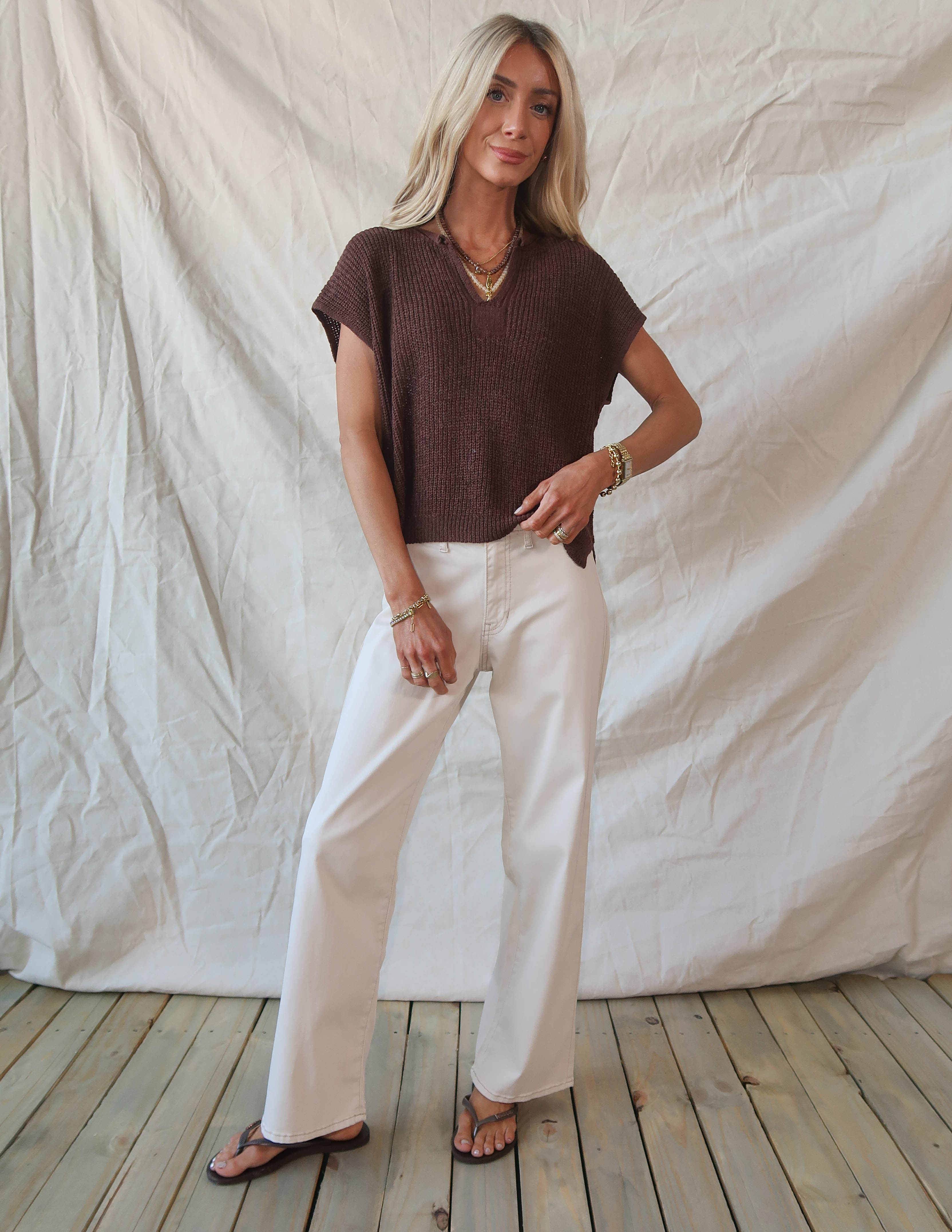 Zara Driftwood Top